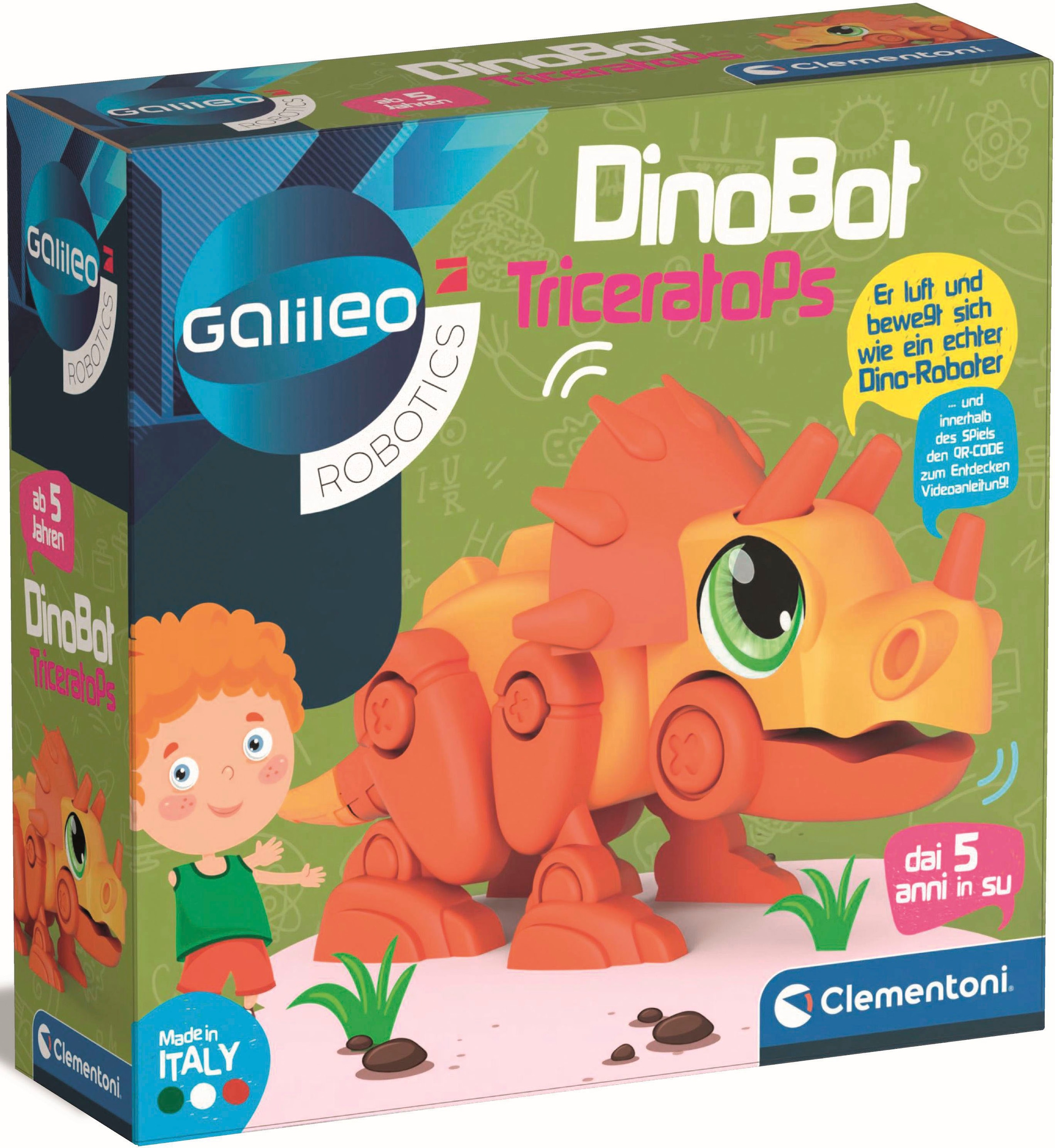 Clementoni® Roboter »Galileo, DinoBot Triceratops«, Made In Europe ...