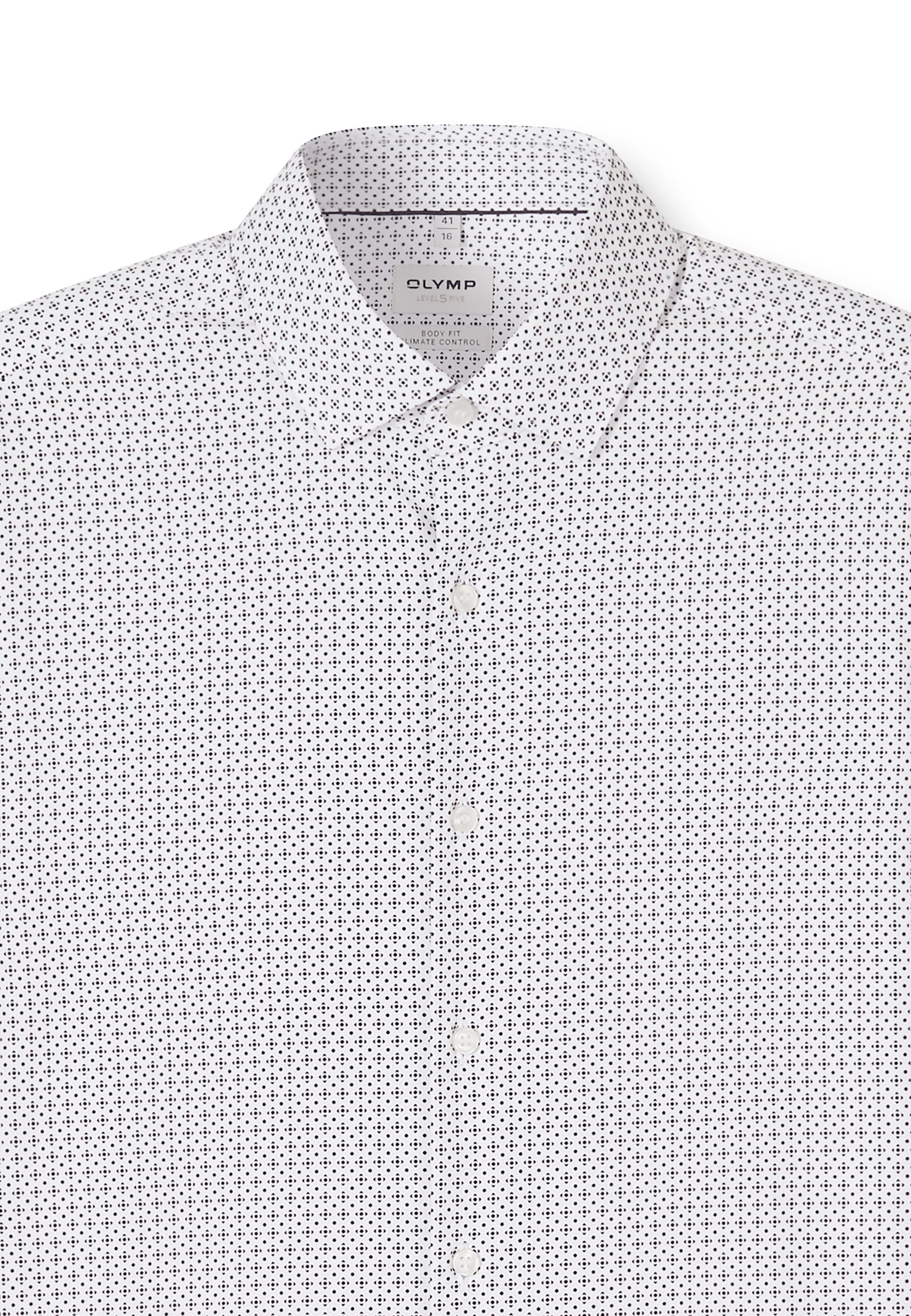 OLYMP Langarmhemd »Level Five 24/Seven« Businesshemd, body fit, Kentkragen
