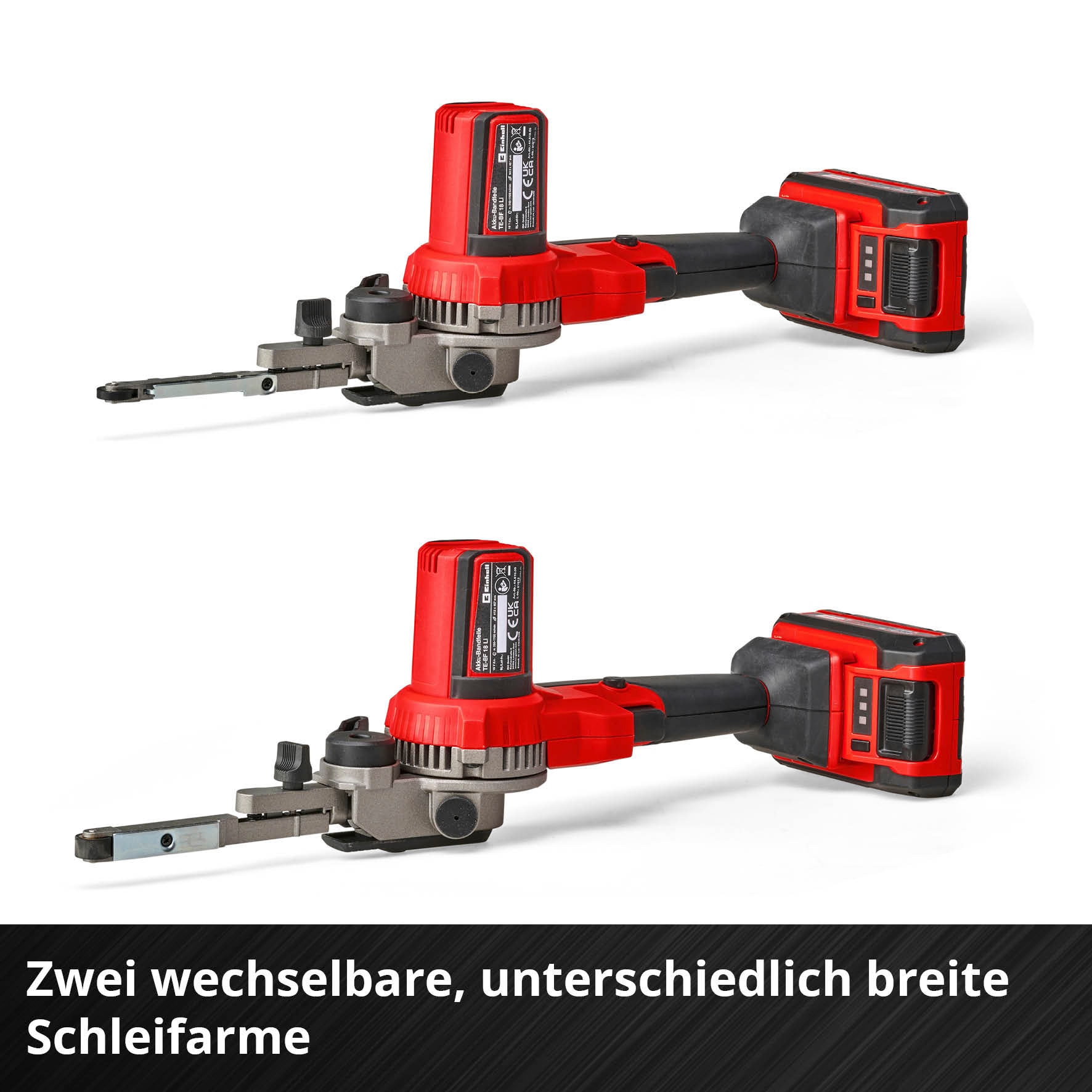 Einhell Akku-Bandfeile »TE-BF 18 Li-solo«, (Packung, 16 tlg.), ohne Akku