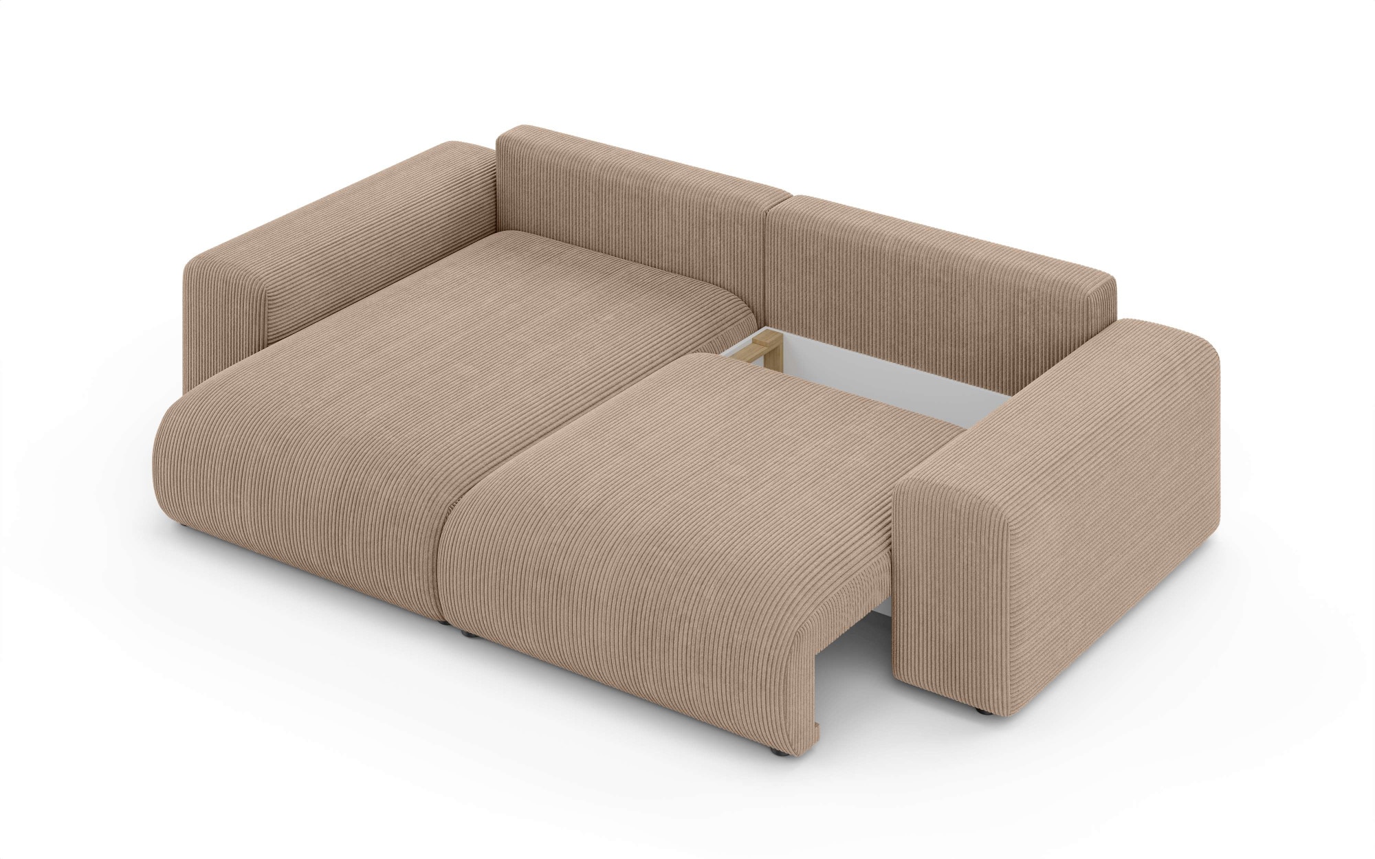 Home affaire Ecksofa »LAKESIDE mit Bettfunktion und Bettkasten, B/T/H 257/166/84 cm«