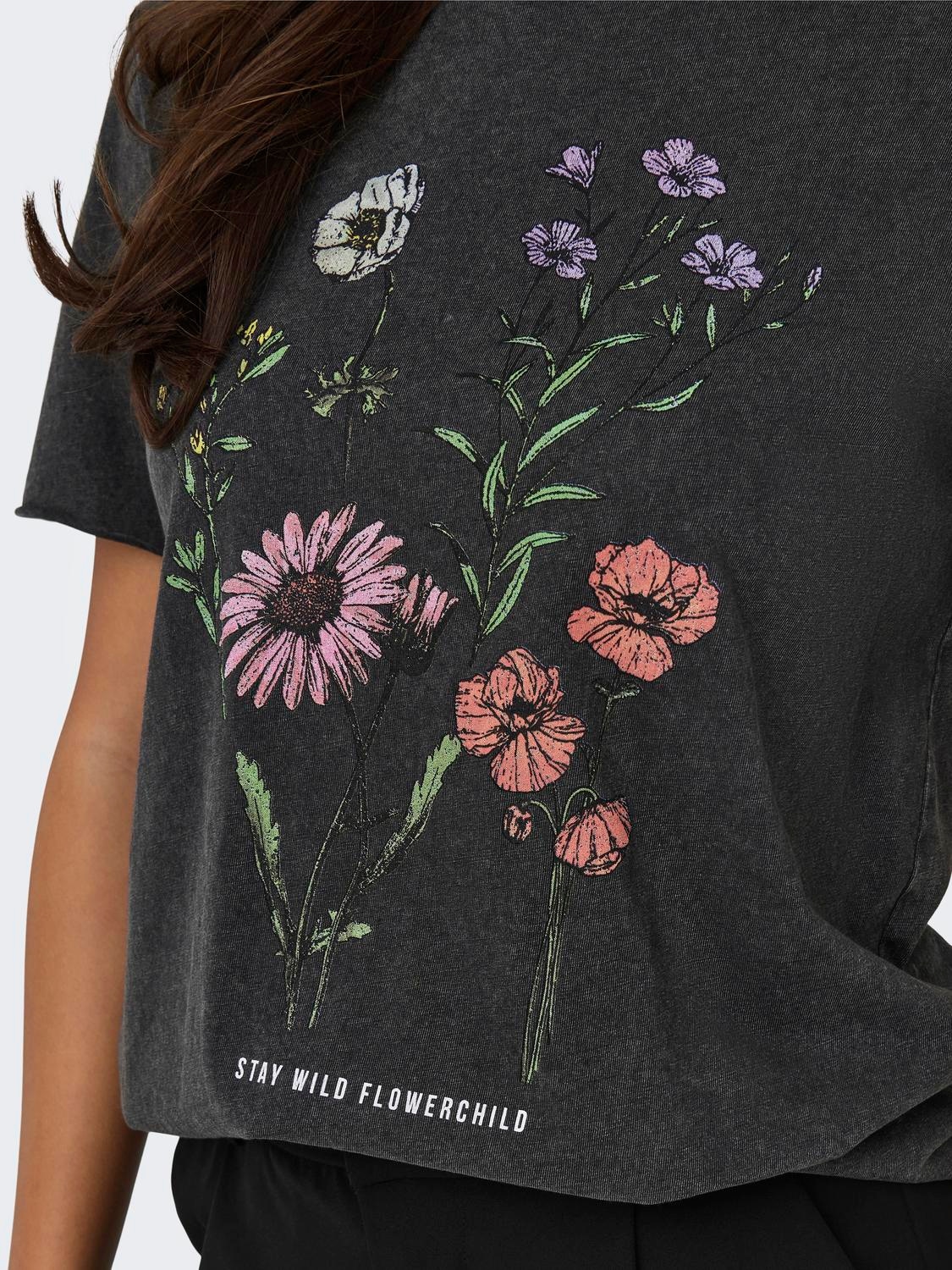 ONLY Rundhalsshirt »ONLLUCY REG S/S TOP JRS NOOS« unterschiedlich bedruckt