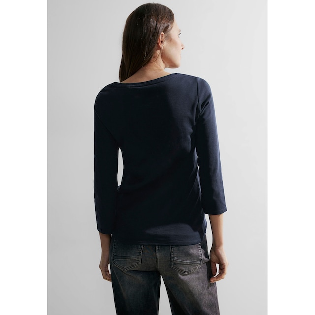 Cecil 3/4-Arm-Shirt »Basic Shirt in Unifarbe«, in Unifarbe online bei
