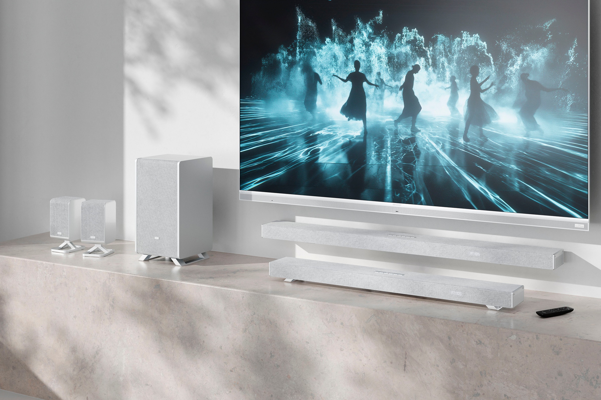 Sharp Soundbar »HT-SBW55121 5.1.2 Dolby Atmos®/DTS:X® mit Drahtlos-Subwoofer«