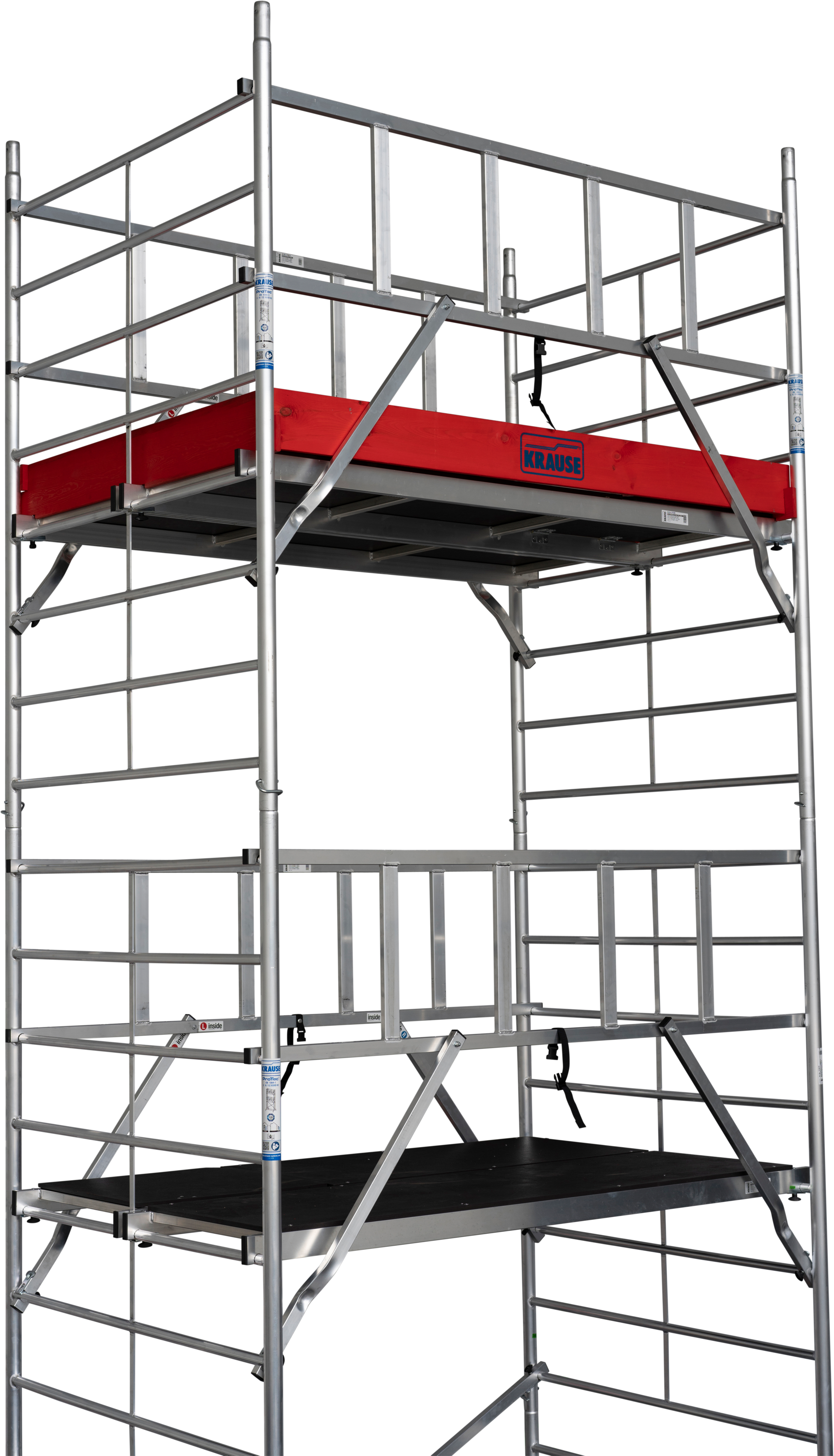 KRAUSE Fahrgerüst »ProTec XXL Breitaufbau« Set,  Arbeitshöhe: 9,3 Meter