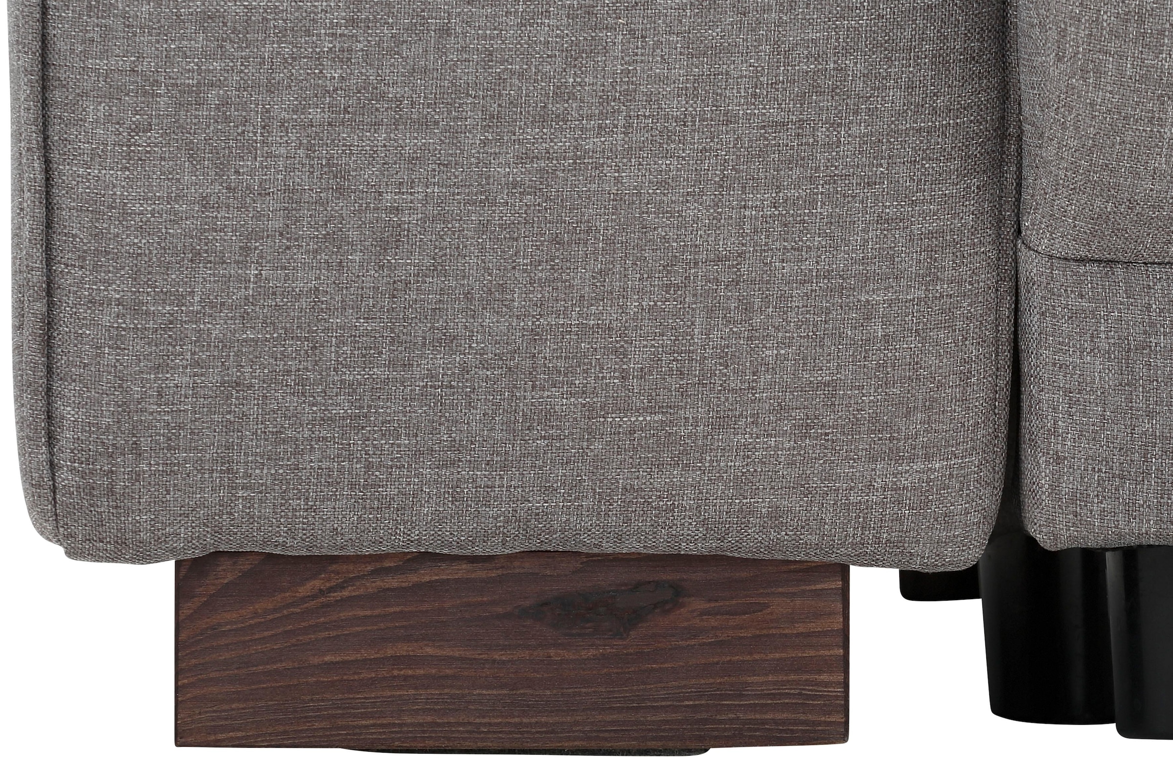 Home affaire Ecksofa »Viborg L-Form«, mit Regal in der Armlehne, wahlweise mit Bettfunktion
