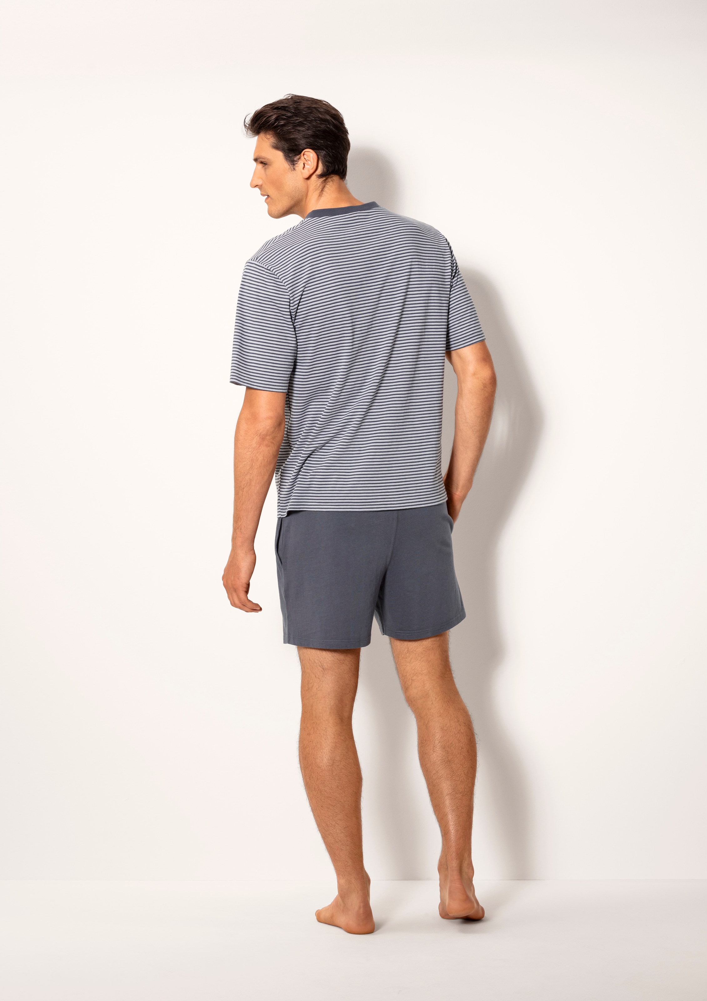 le jogger® Shorty, (Packung, 4 Online-Shop Stück), im kaufen Streifen mit garngefärbtem 2 tlg