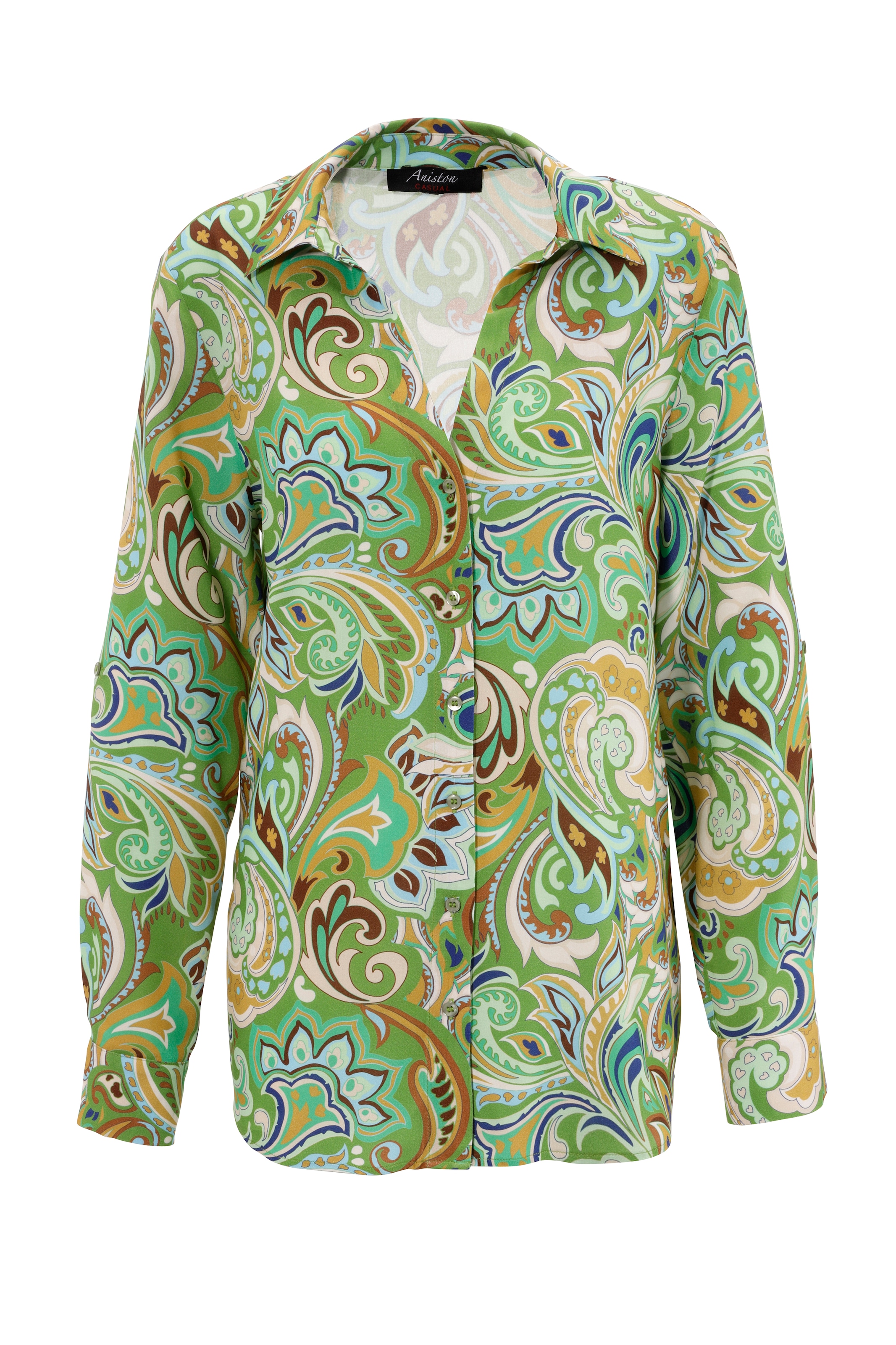 Unikat CASUAL jedes kaufen Teil ein online graphische Hemdbluse, Paisley-Muster Aniston -