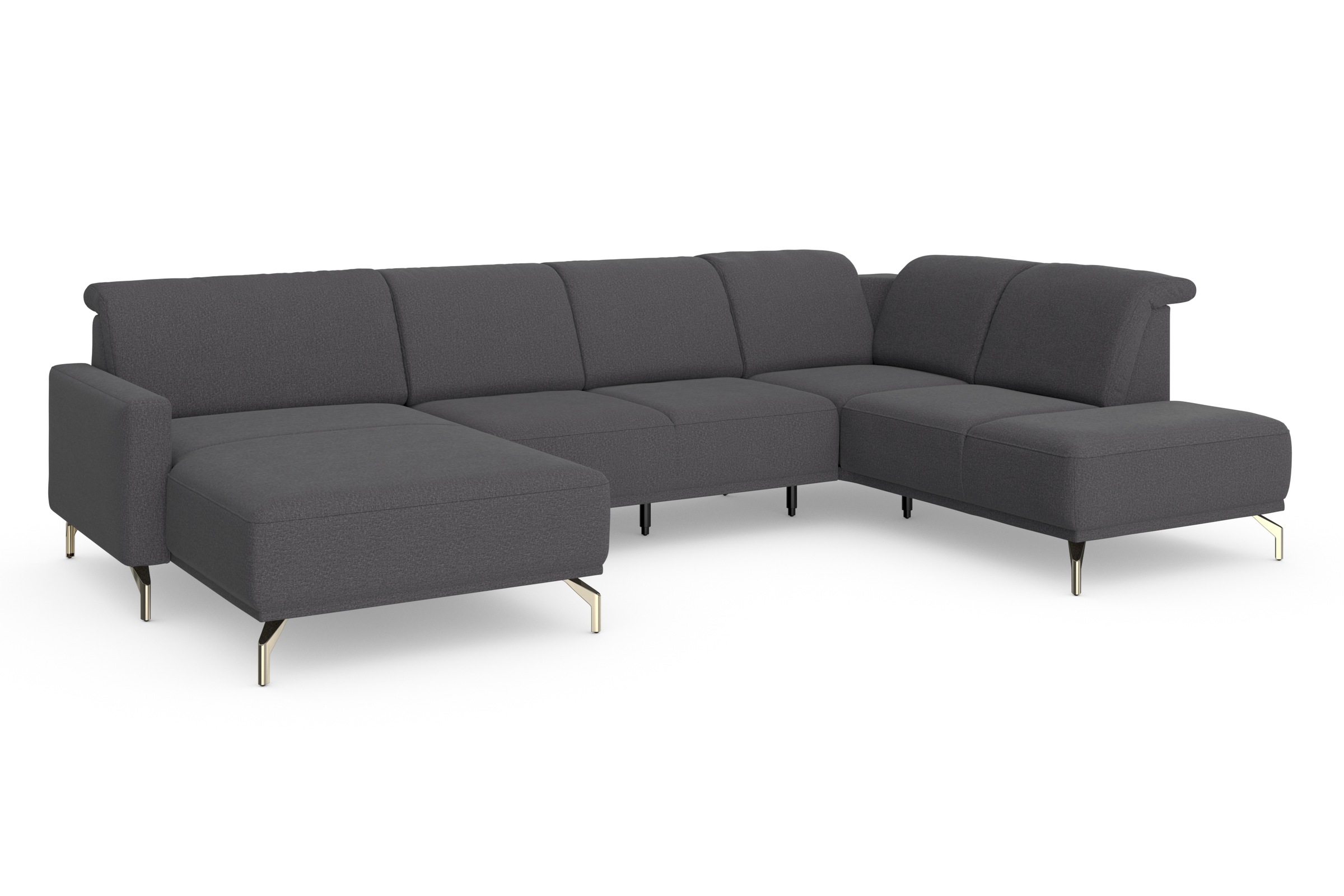 sit&more Wohnlandschaft »Bailando U-Form«, wahlweise mit Kopfteilverstellung und Vorziehsitz, motorisch