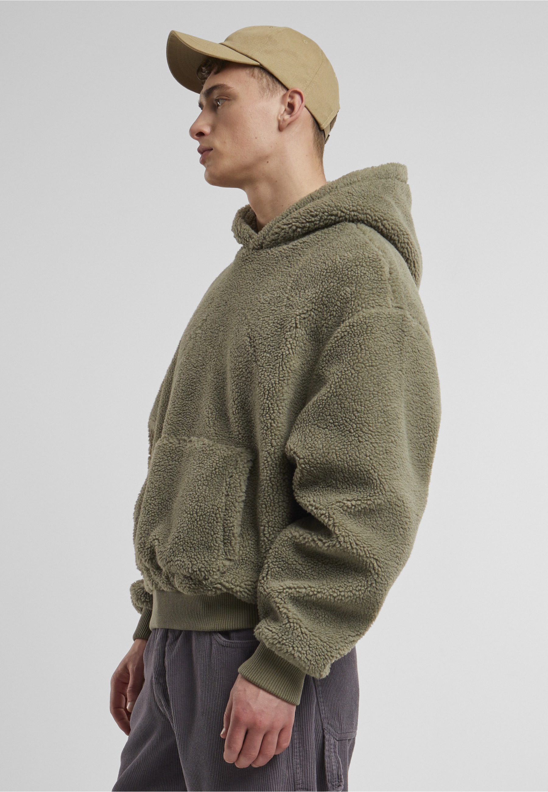 URBAN CLASSICS Kapuzenpullover »Urban Classics Oversized Teddy Hoody« 1 Stk.