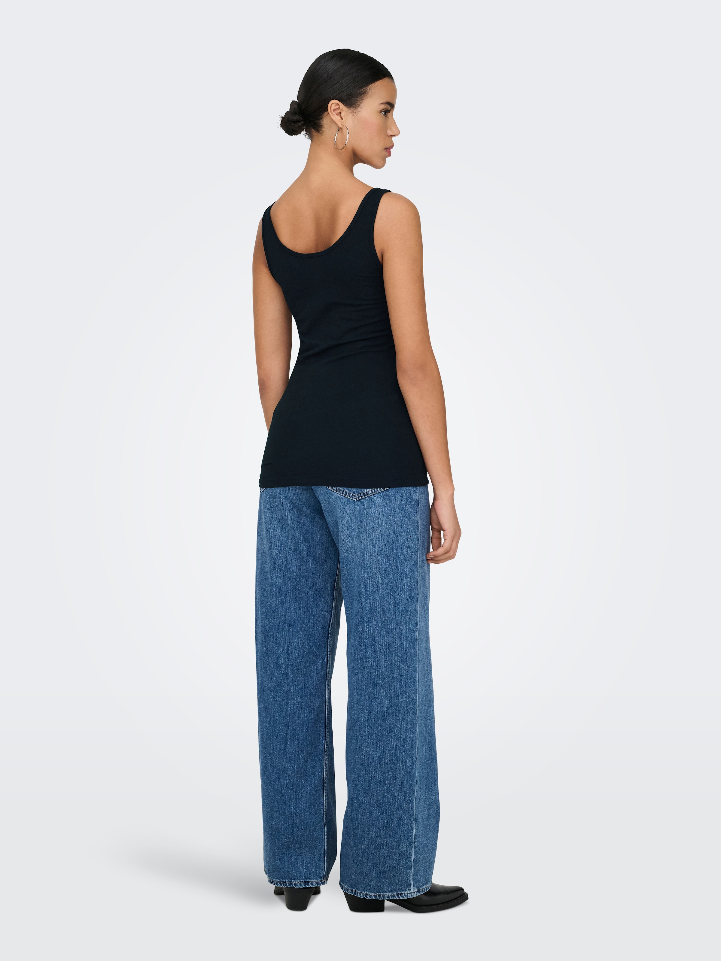 ONLY Tanktop »ONLLIVE LOVE S/L TANK TOP NOOS« Baumwollmischung