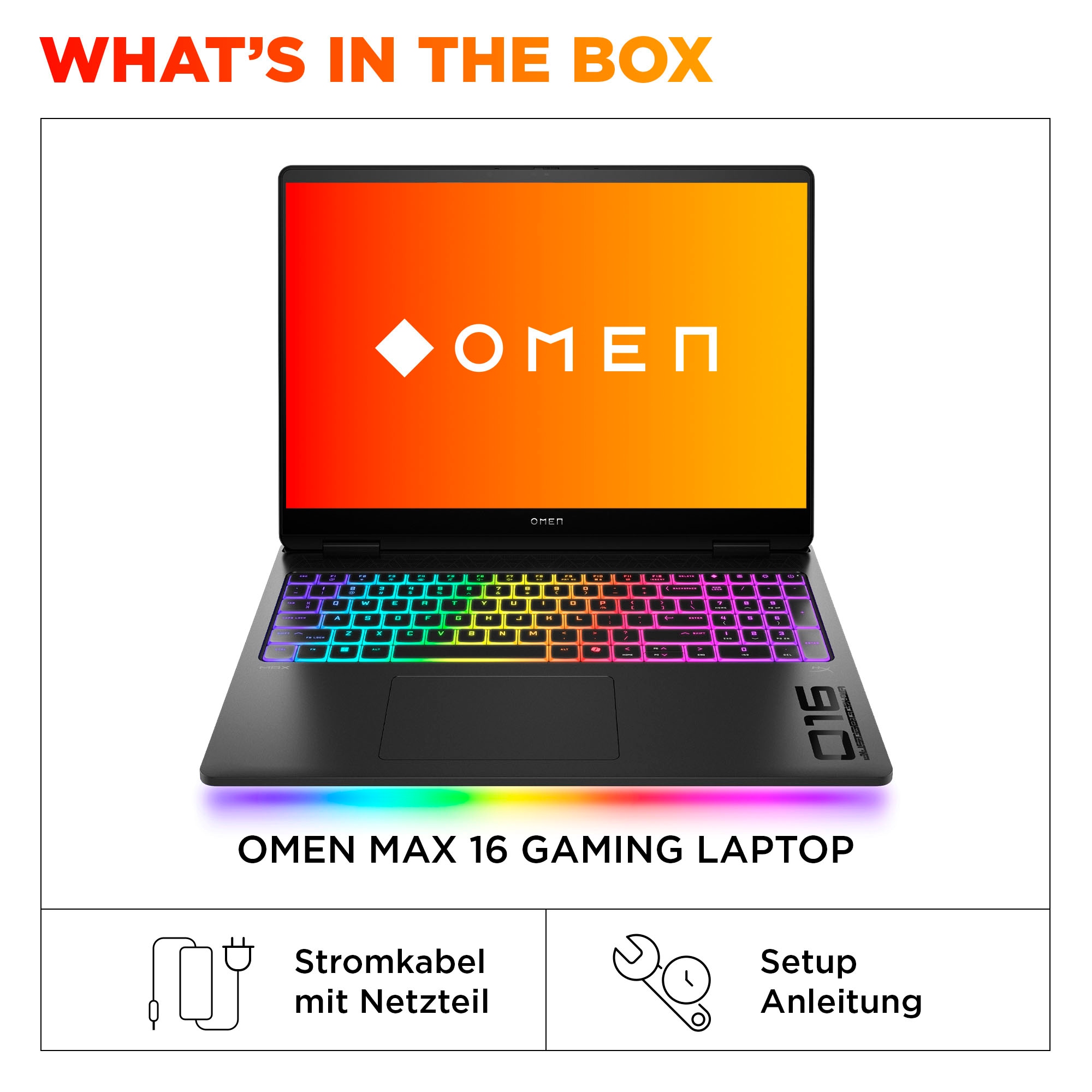 HP Gaming-Notebook »OMEN Max 16-ak0097ng«, 40,6 cm, / 16 Zoll, AMD, Ryzen™ AI 9, GeForce RTX 5080, 1000 GB SSD