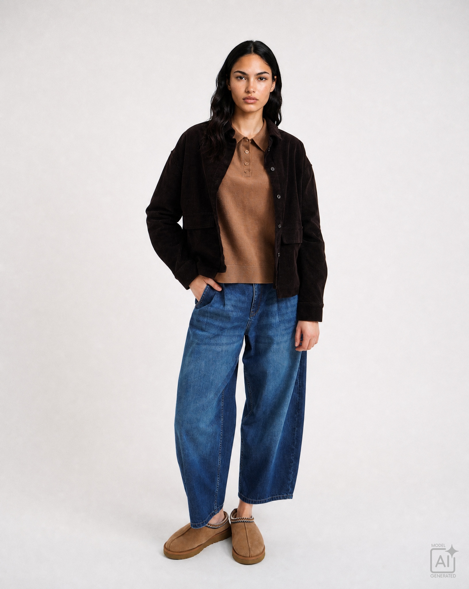 Smith & Soul Polokragenpullover mit hohem Woll-Anteil