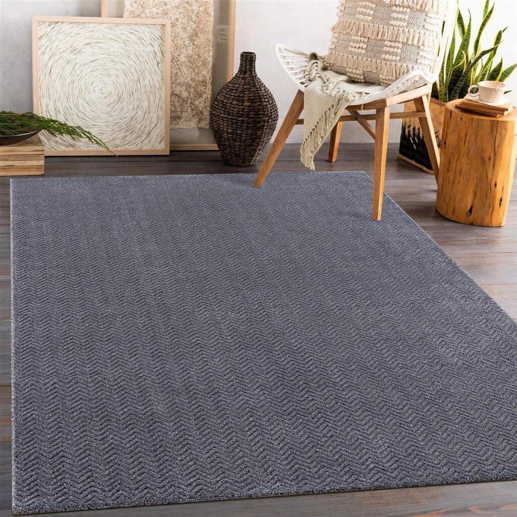 Carpet City Teppich »Friseé-Teppich FANCY805«, rechteckig, 12 mm Höhe, Läuf günstig online kaufen