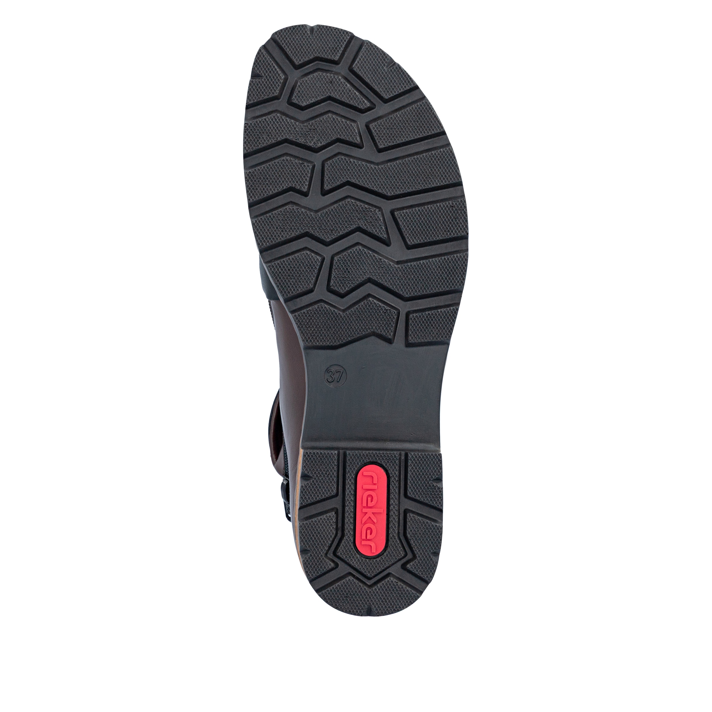 Rieker Chelseaboots  Ankleboots, Stiefelette, Blockabsatz, mit Kragen und Reißverschluss