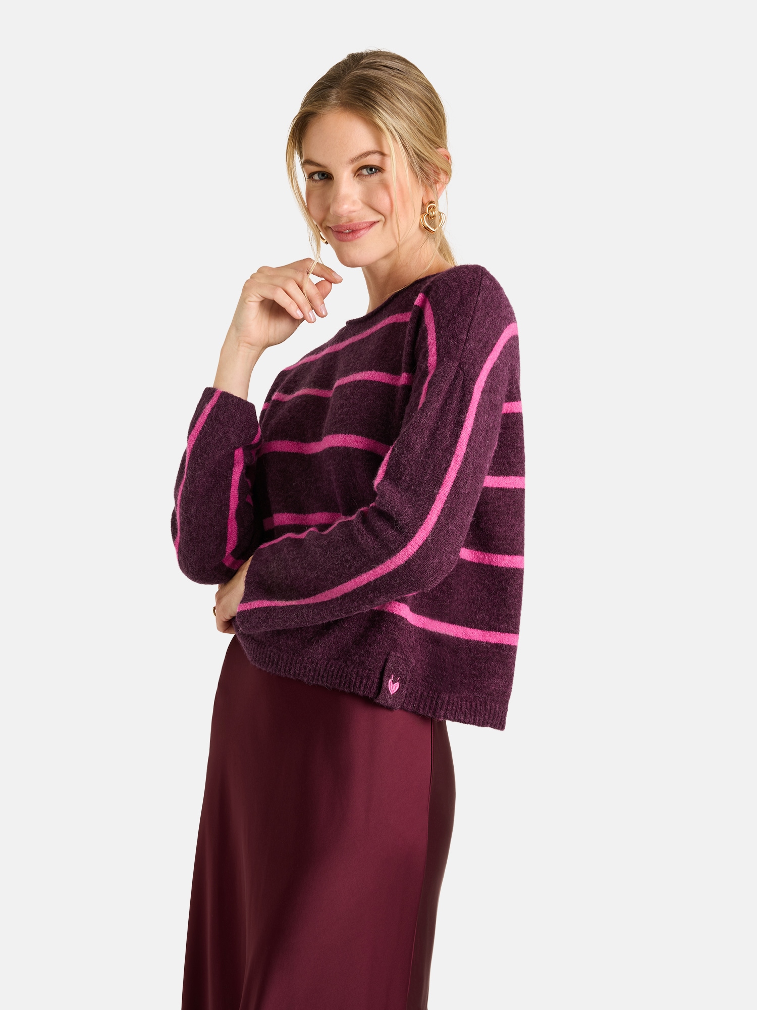 Lieblingsstück Strickpullover »SingaEP« mit Alpaka, Rundhals