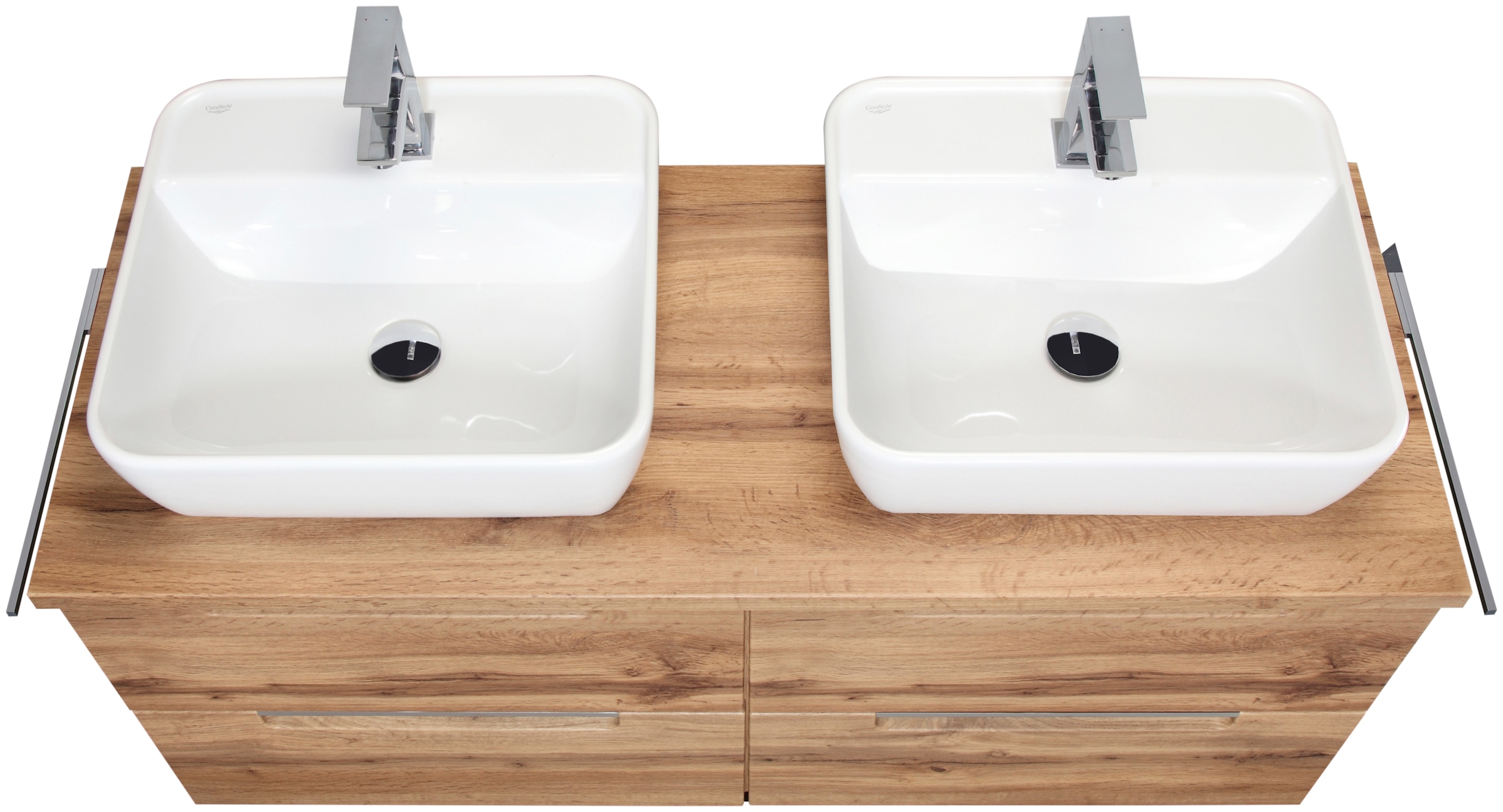 welltime Badmöbel-Set »Malibu«, (Set, 2 St.), Breite 120 cm, mit Soft-Close