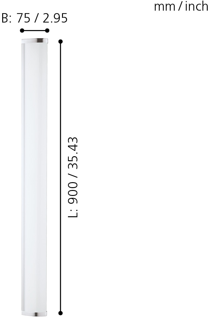 EGLO LED flammig-flammig auf bestellen Wandleuchte Raten 2«, 1 »GITA