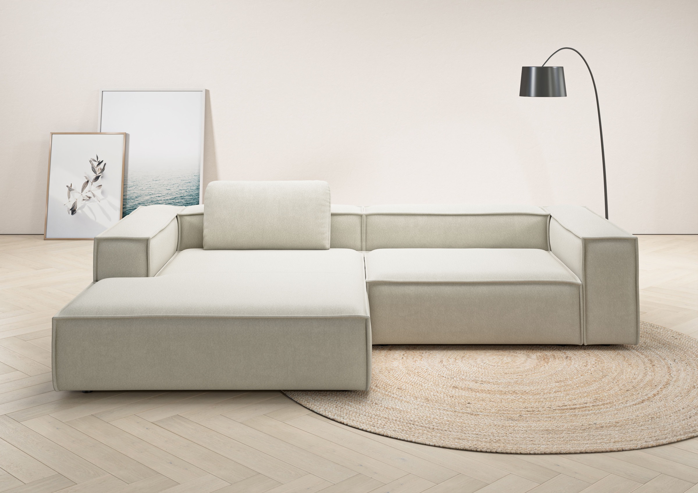 Places of Style Ecksofa »Watertown, modernes XXL L-Form, 306 cm breit«, Gro günstig online kaufen
