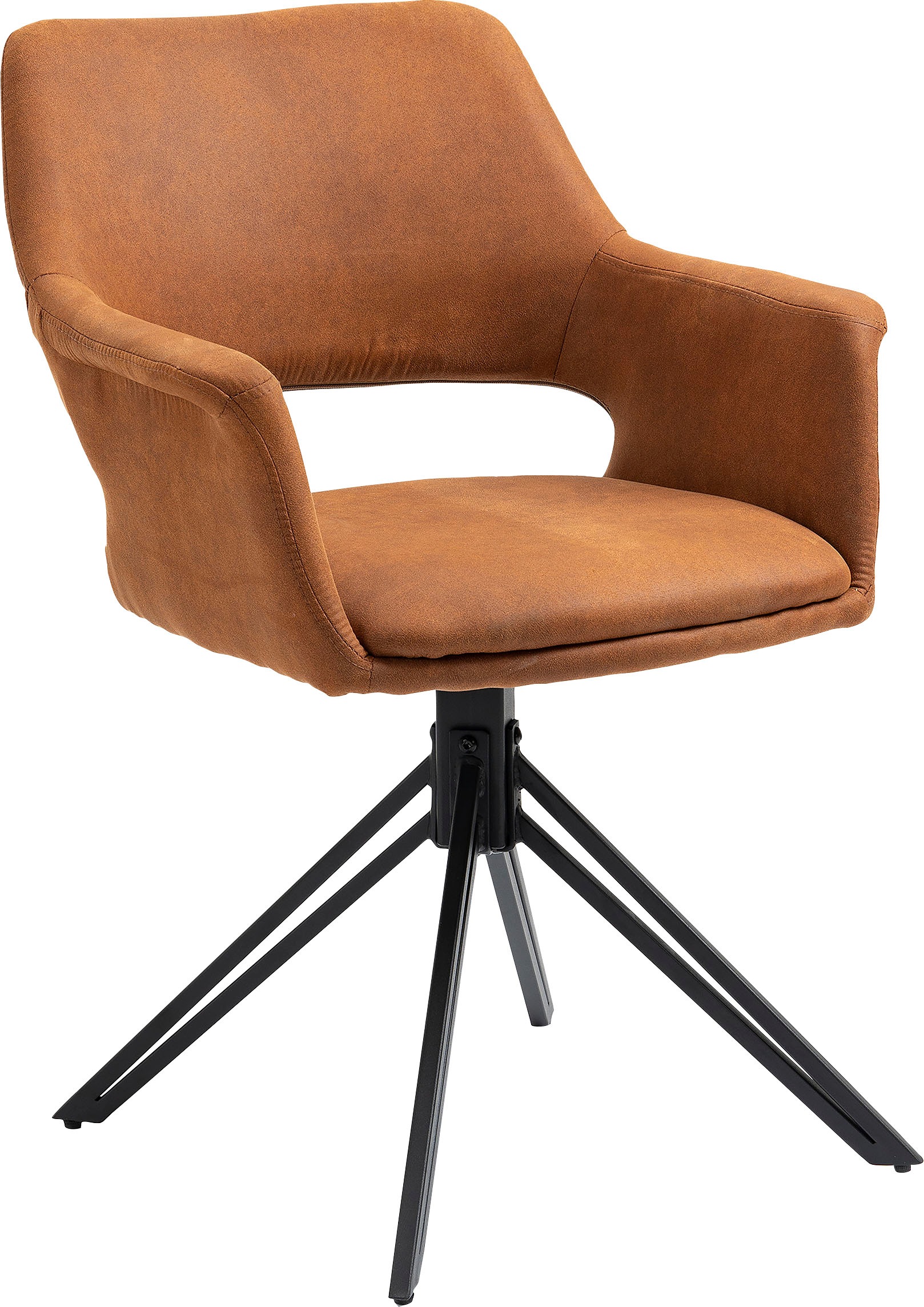 byLIVING Esszimmerstuhl »Estelle«, (Set), 2 St., Samtstoff, 360 Grad drehbar