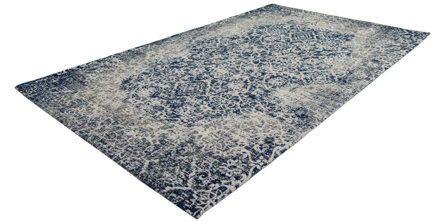 Kayoom Teppich »River 140«, rechteckig, 10 mm Höhe, Jacquard, Retro- und Vintage-Design, Baumwollrücken