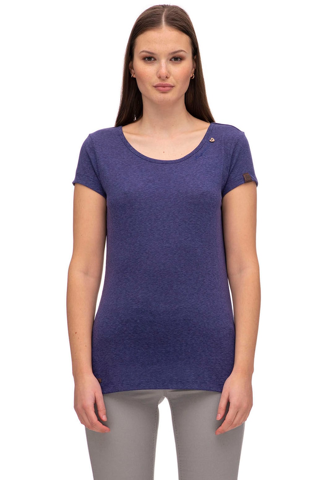 MINTT«, Optik in Ragwear »Shirt bestellen T-Shirt Melange Rundhalsshirt