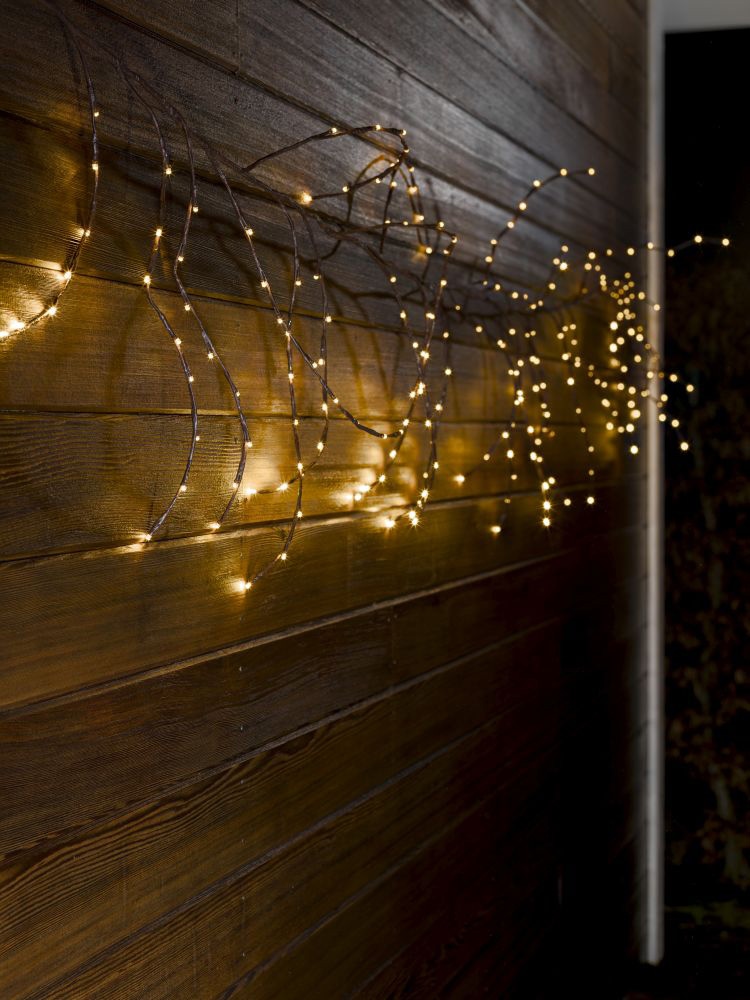 KONSTSMIDE LED-Lichterkette »Weihnachtsdeko aussen«, variabel braun, Lichterkranz/Lichtergirlande, warmw. auf 240 Rechnung als kaufen Dioden