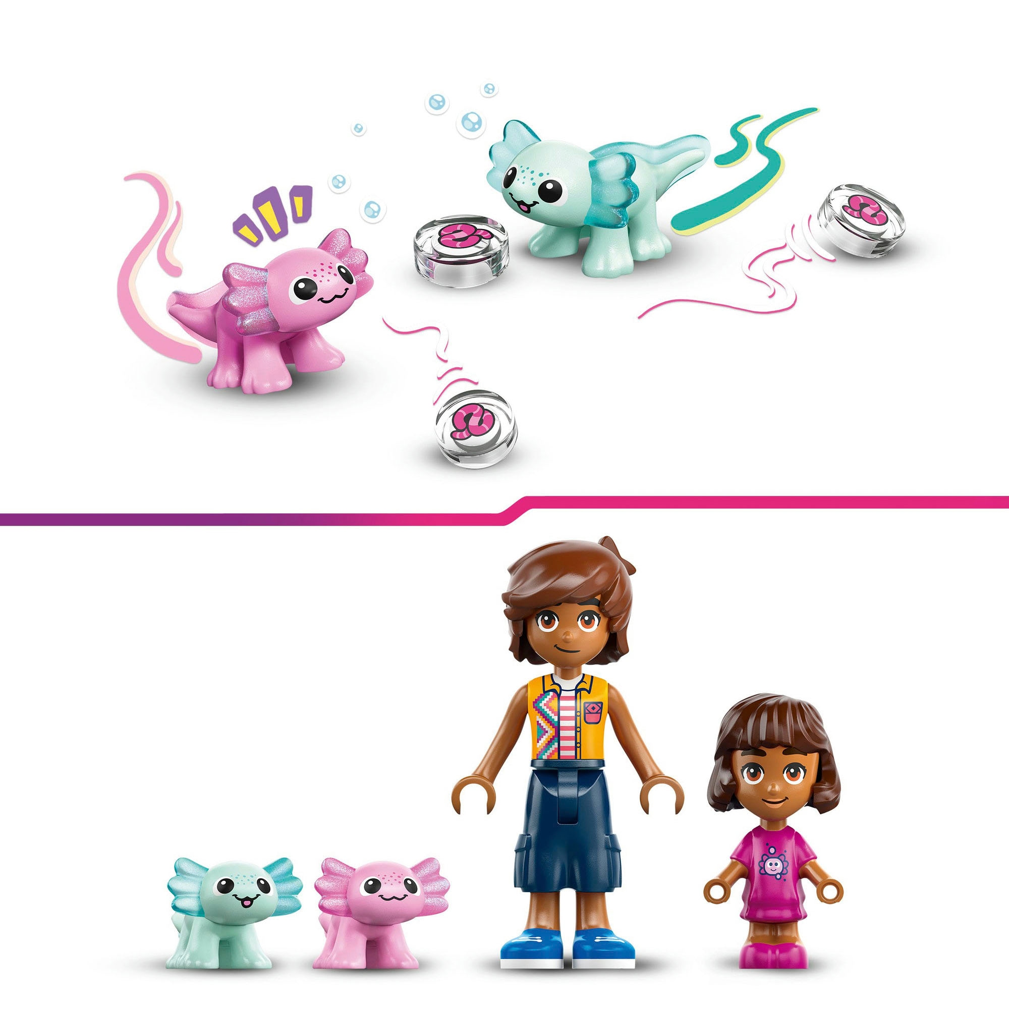 LEGO® Konstruktionsspielsteine »Axolotl-Abenteuerboot (42681), LEGO Friends« Made in Europe