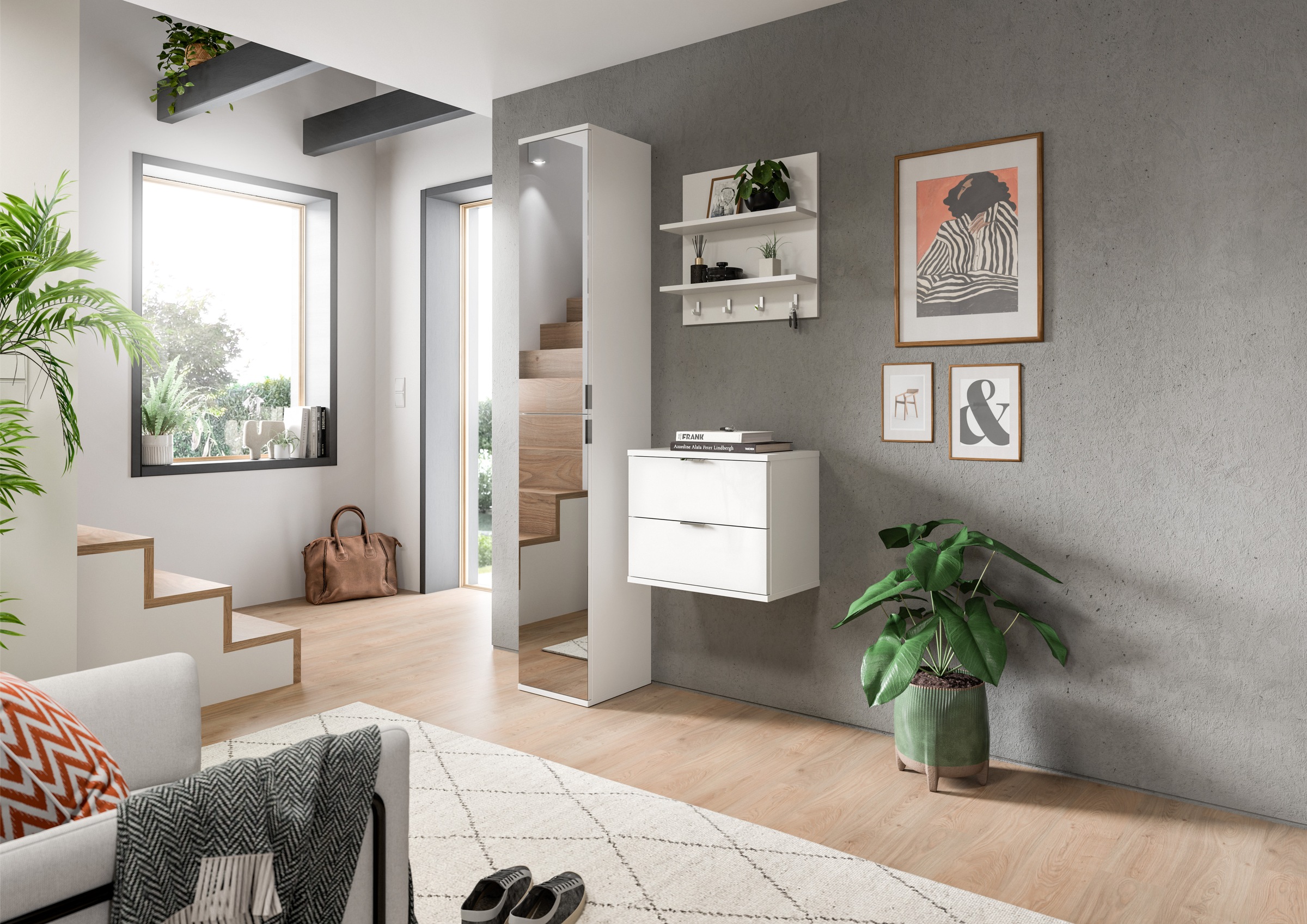 INOSIGN Garderoben-Set »Trondheim, Garderobenset 3-tlg. Breite 82 cm,« 3 St günstig online kaufen