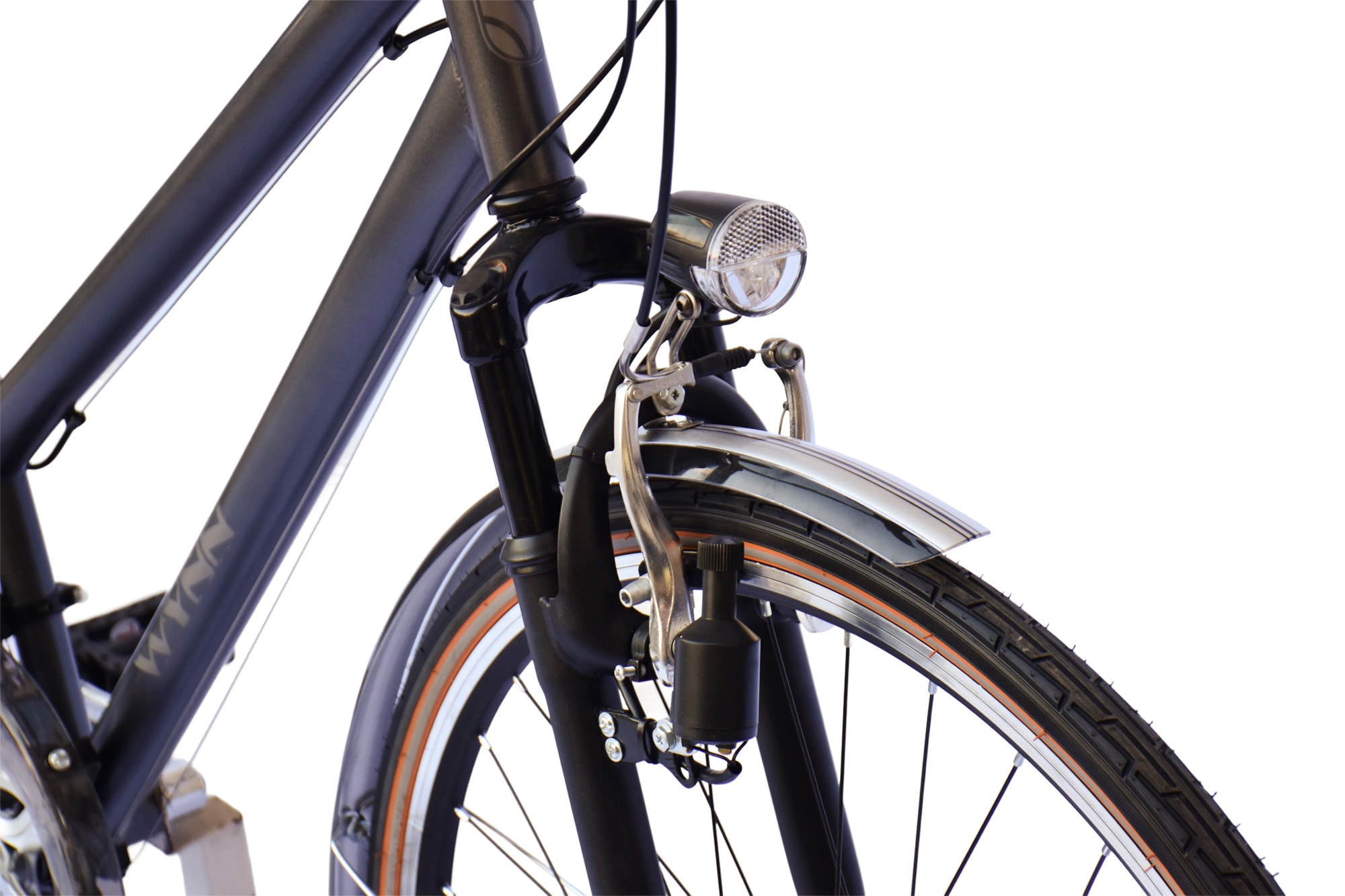 WYNN Trekkingrad »Trekkingrad 28 Zoll Shimano Tourney 21 Gang TRK1.0 Federgabel Weiß« 21 Gang Shimano Tourney Schaltwerk