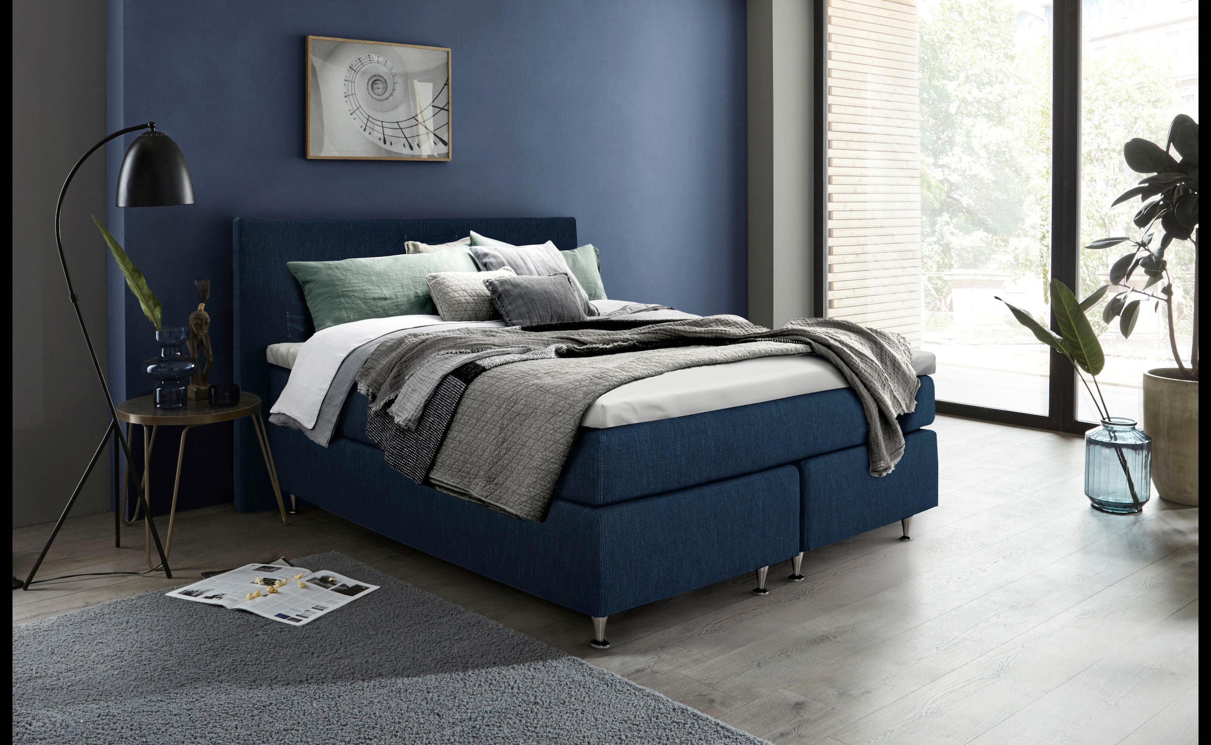 INOSIGN Boxspringbett "Zahara", inkl. Topper, besonderes Highlight: aufgenä günstig online kaufen