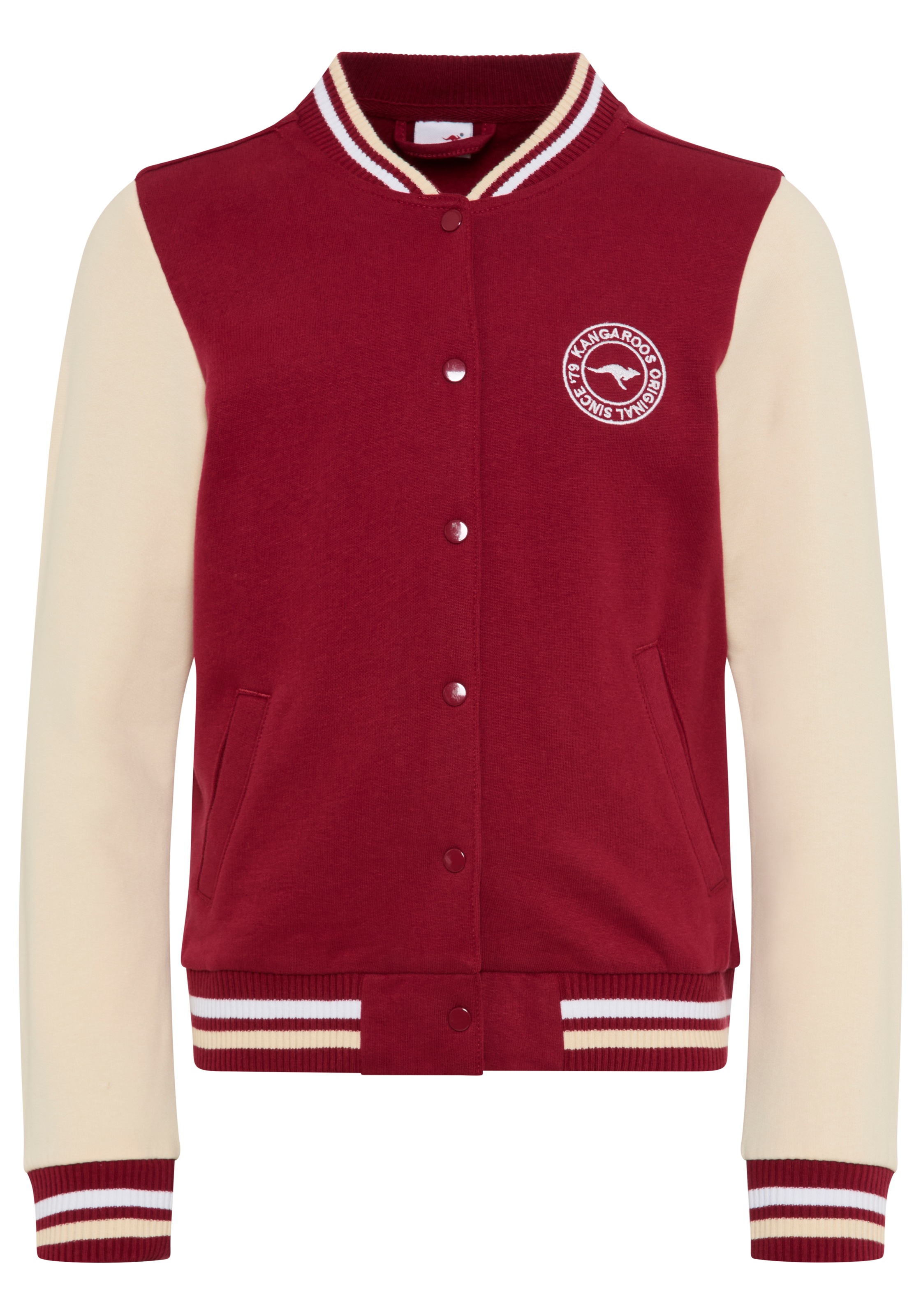 KangaROOS Sweatjacke »College-Jacke« mit Kragen