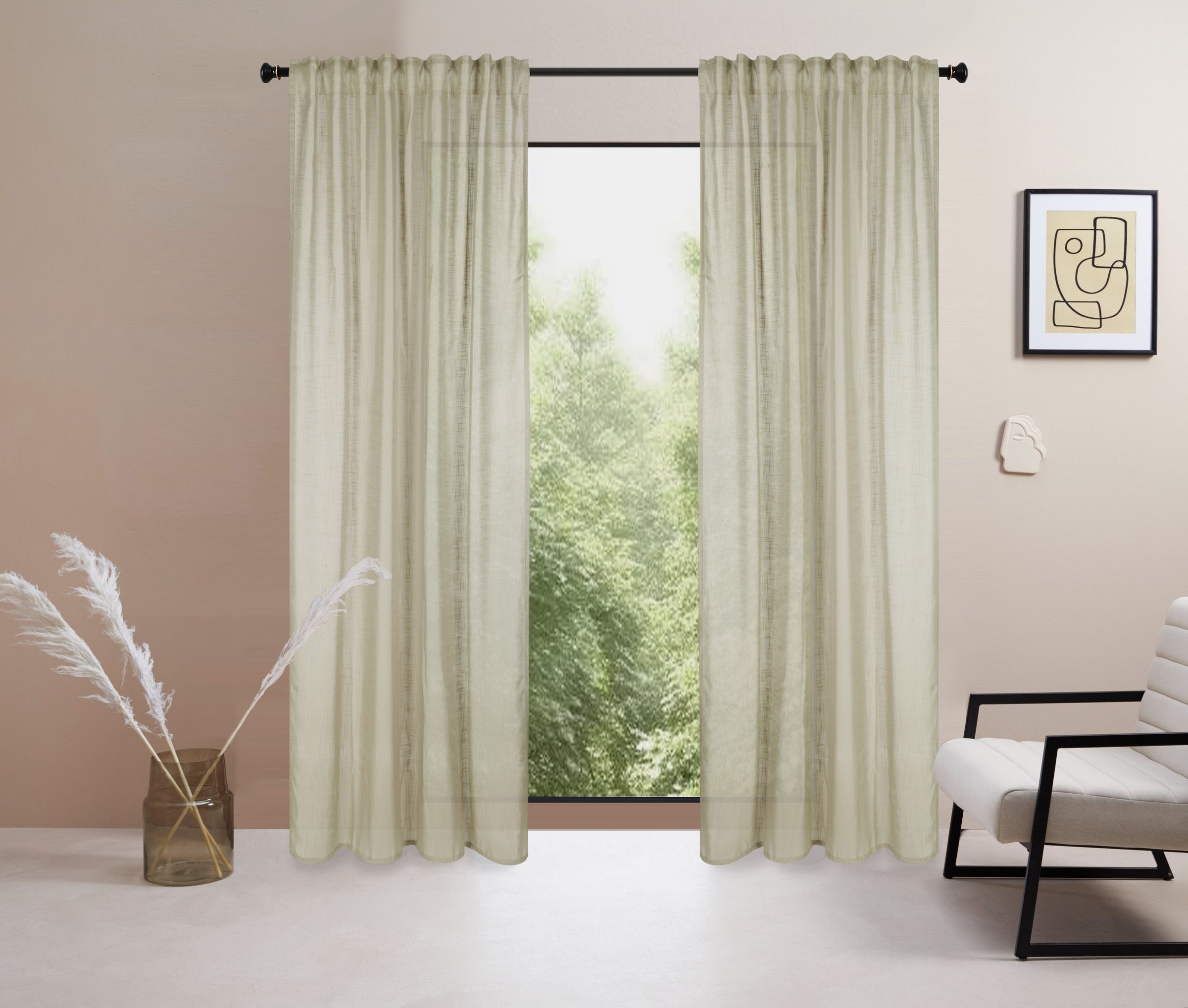 LeGer Home by Lena Gercke Gardine »Marusha« Multifunktionsband 1 Stk. tlg. günstig online kaufen