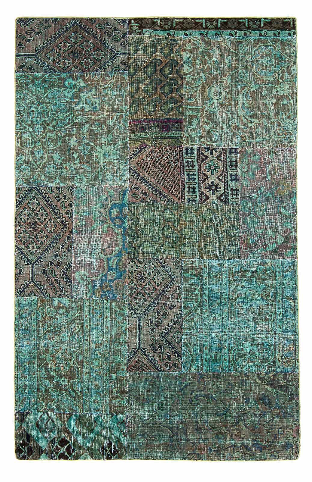 morgenland Wollteppich »Patchwork Patchwork 240 x 149 cm«, rechteckig, 8 mm günstig online kaufen