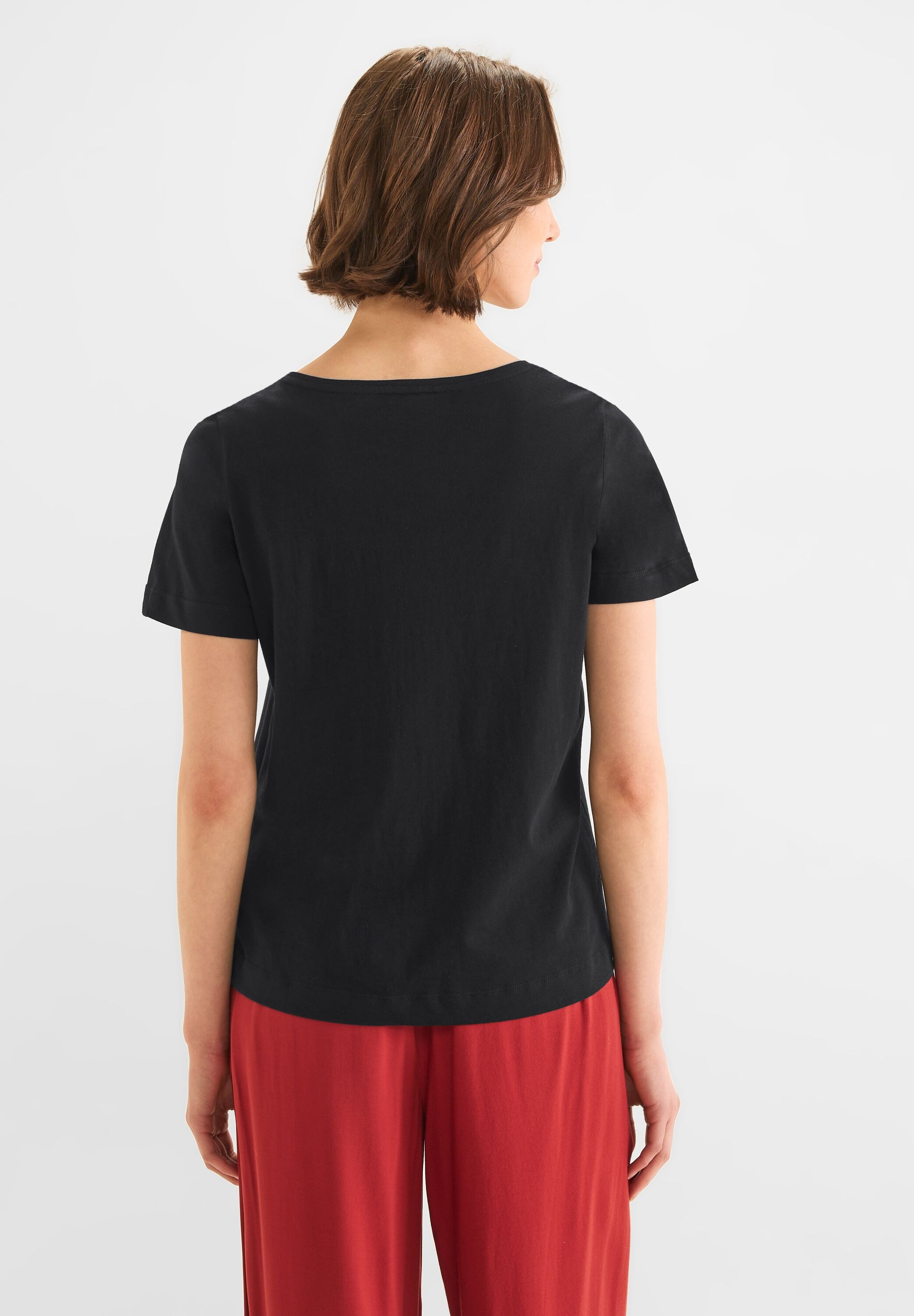 STREET ONE T-Shirt, aus reiner bestellen Baumwolle online