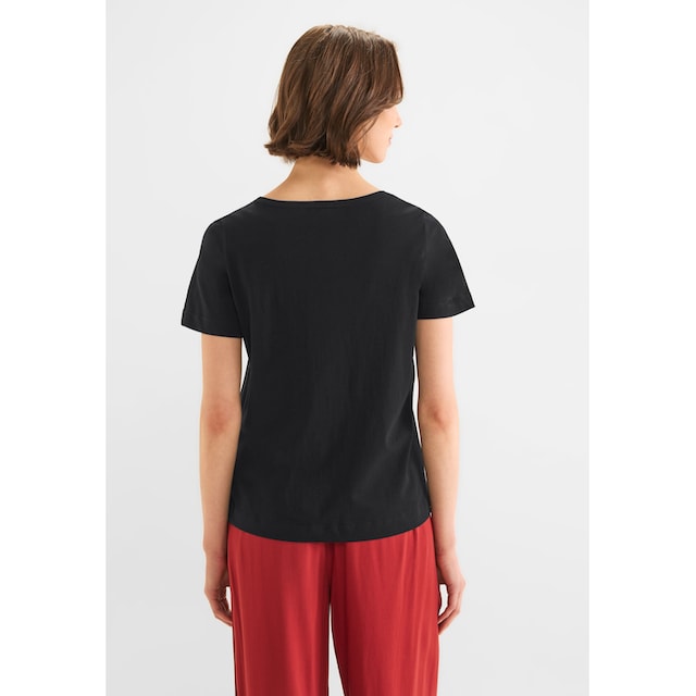 STREET ONE T-Shirt, aus reiner Baumwolle online bestellen