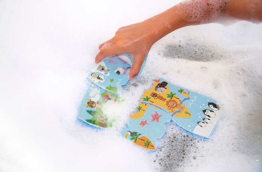 Janod Puzzle »Welt«, für die Badwanne