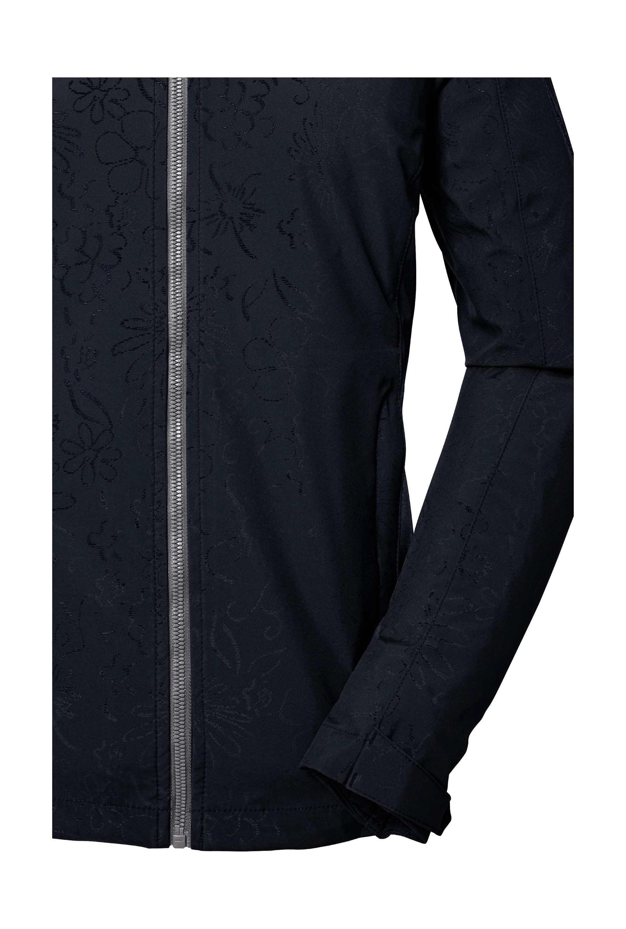 Killtec Softshelljacke »KOS 40 WMN SFTSHLL JCKT«, Wasserabweisende, atmungsaktive Damenjacke aus recyceltem Material