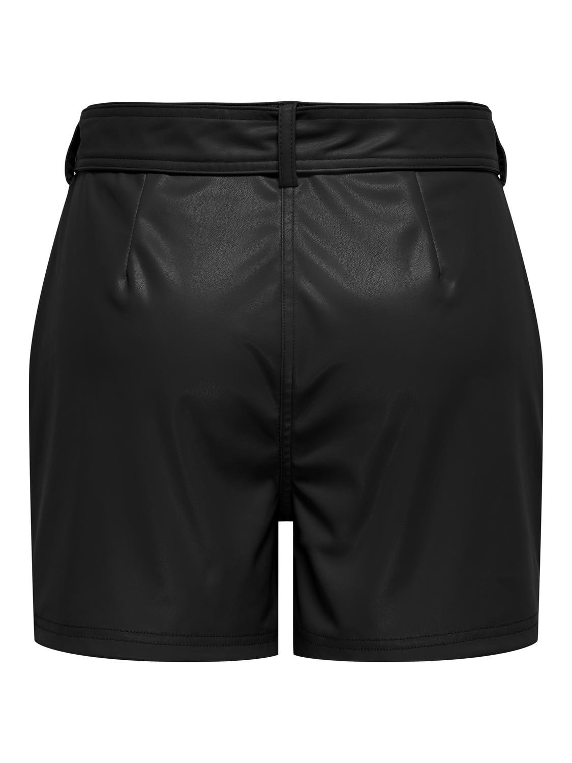 ONLY Shorts »ONLCLIO HW BELT FAUX LEAT SHORTS CC PNT«