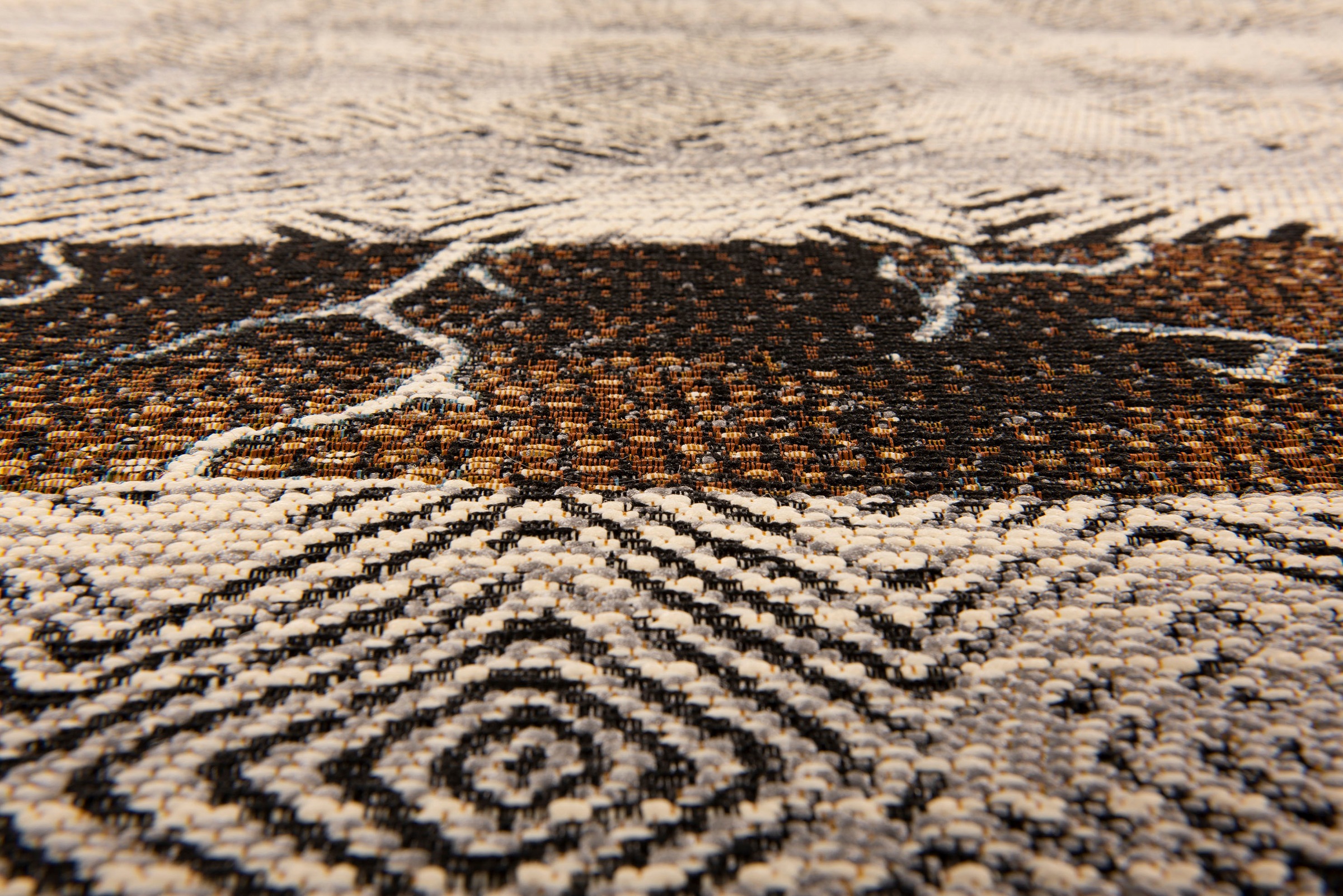 Gino Falcone Teppich »Outdoor-Africa 43«, rechteckig, 5 mm Höhe, Flachgewebe, In- und Outdoor geeignet, Wohnzimmer