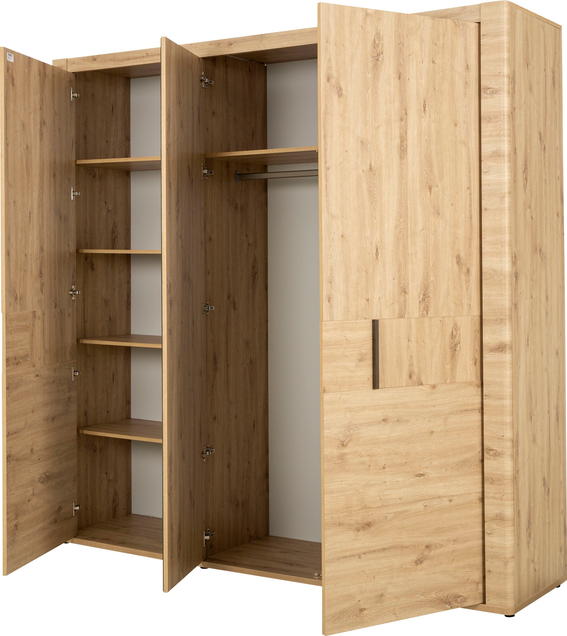 Gami Kleiderschrank »Confidence«, aus Kiefernholz mit Spiegel
