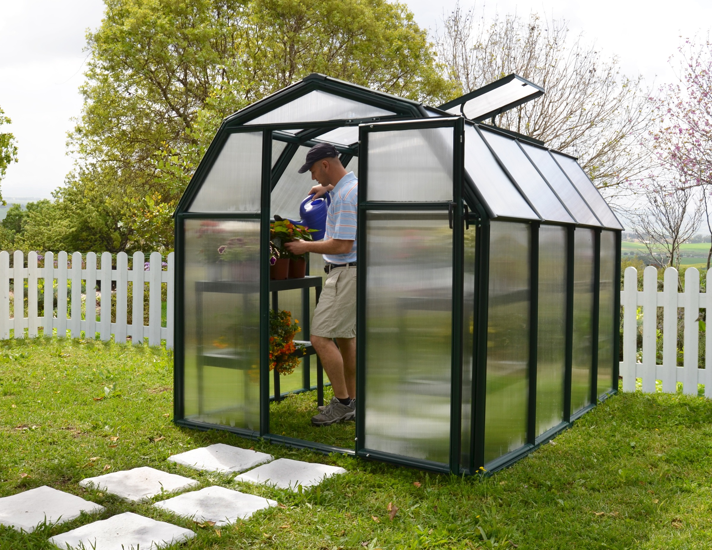 Palram - Canopia Gewächshaus »Eco Grow«, lebenslang widerstandsfähige Wandpaneele