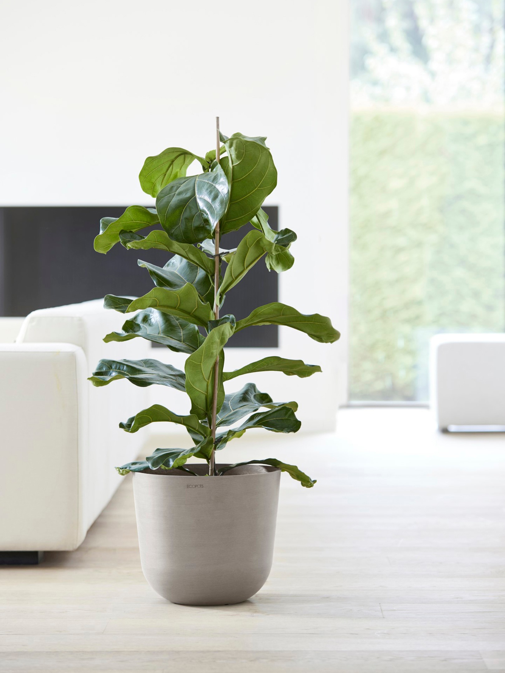 ECOPOTS Blumentopf »Oslo 35 Taupe«, für innen und außen: frostsicher, bruchsicher und lichtbeständig