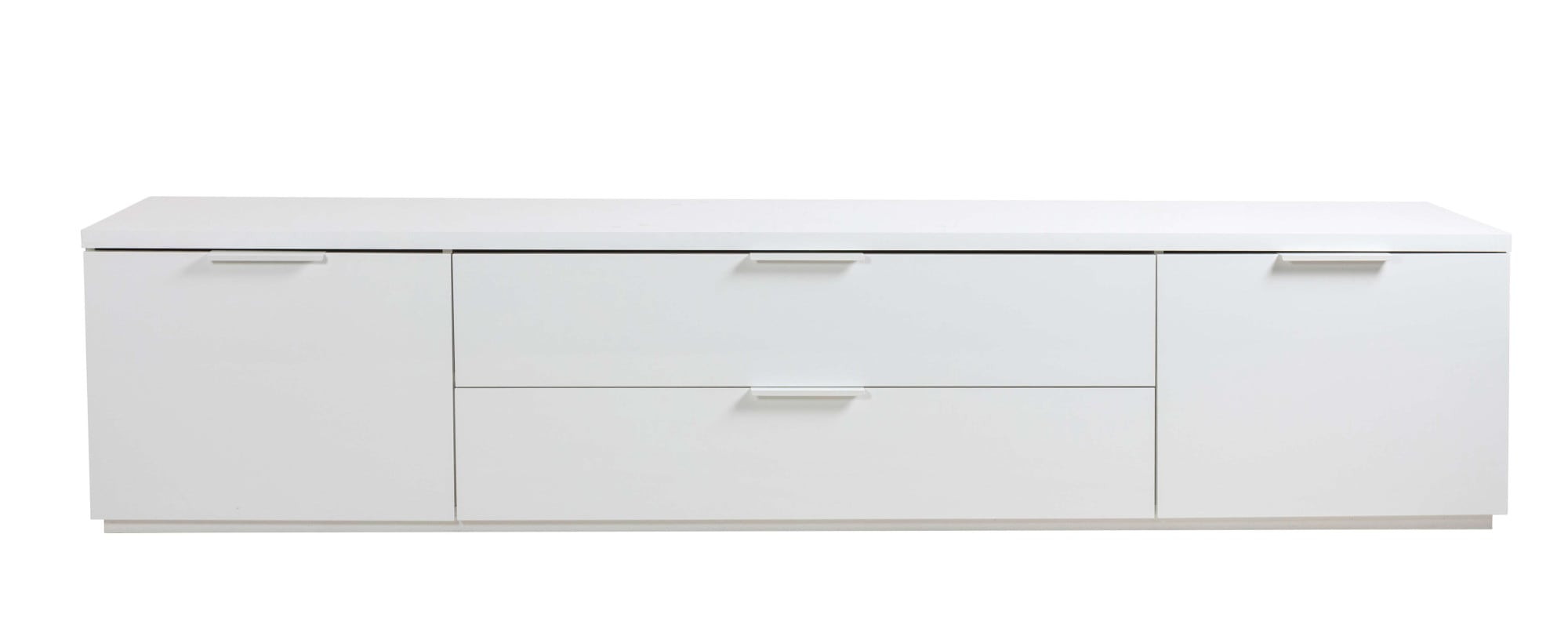 Composad Lowboard »Mundi, Lowboard, TV-Board, TV-Kommode, Fernsehschrank«, (1 St.), mit 2 Türen und 2 Klapptüren hochglanz lackiert
