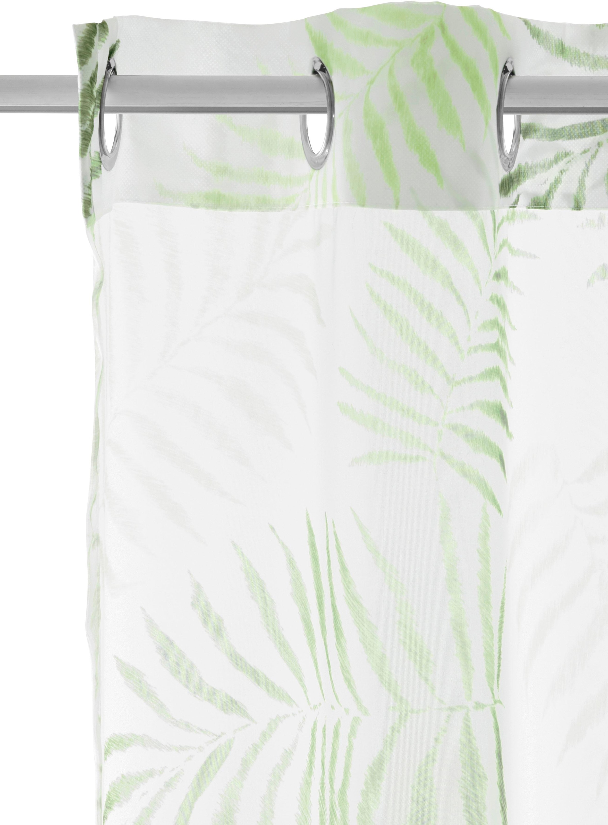 my home Gardine »Paula«, (1 St.), Halbtransparent, Voile, Polyester