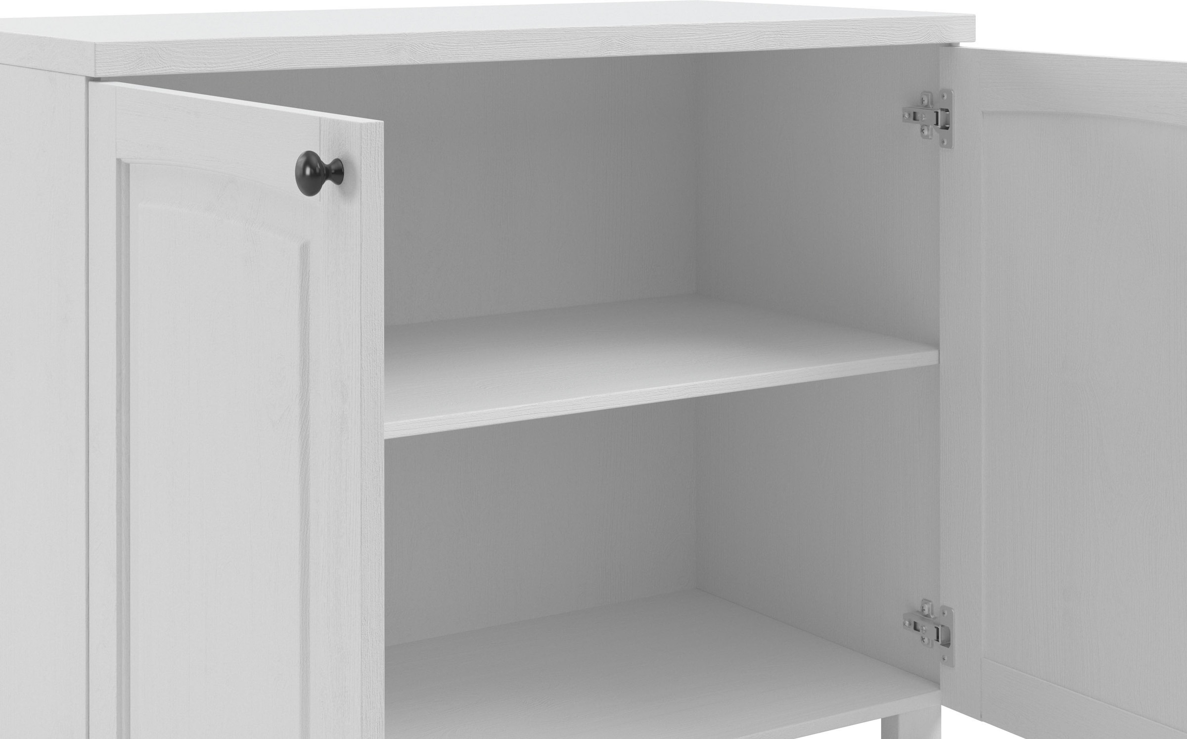 KOCHSTATION Pantryküche »KS-Osby«, Kiefer massiv, Breite 147 cm, ohne E-Geräte