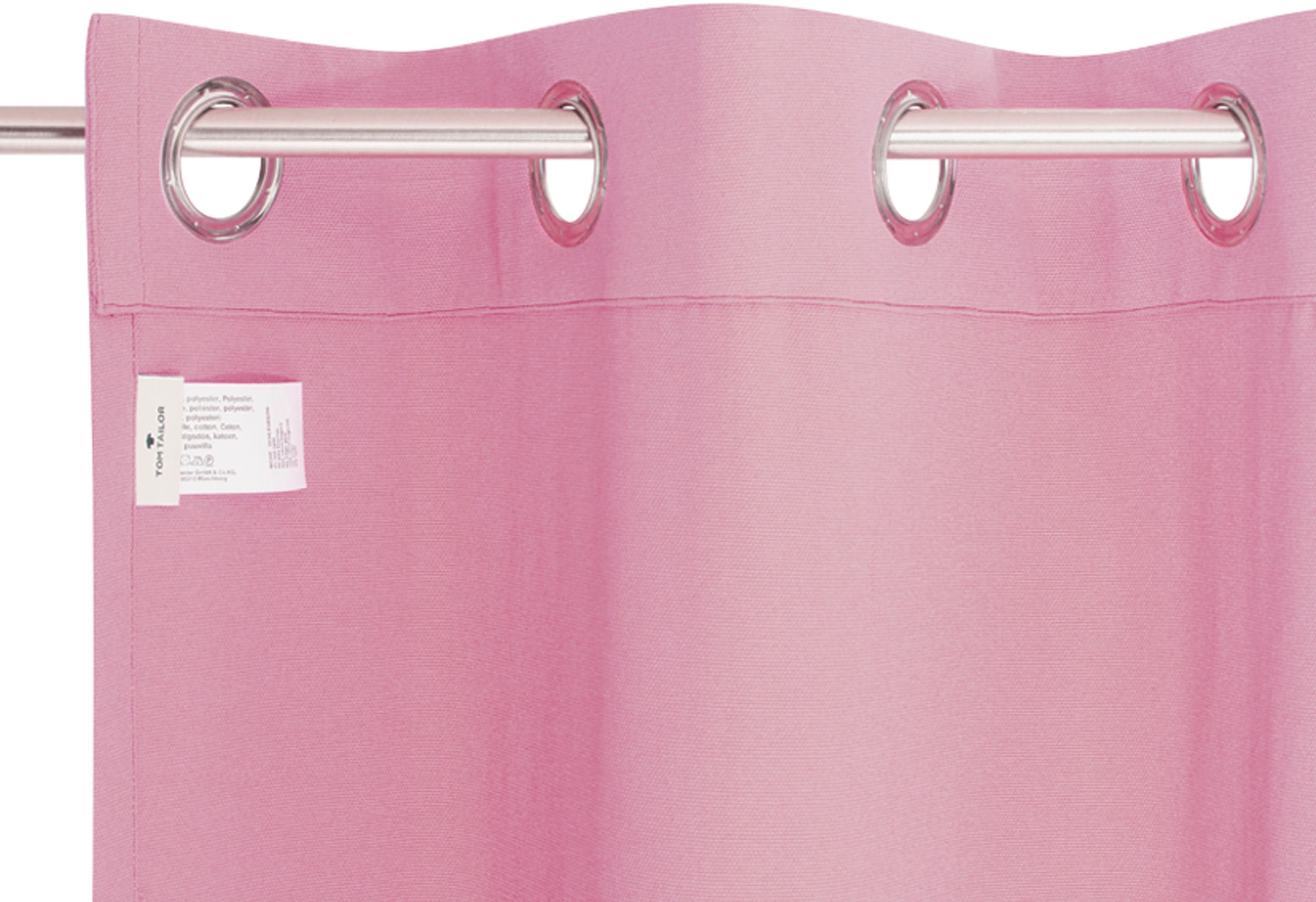 TOM TAILOR HOME Vorhang »Dove Signature«, (1 St.), mit aufgesticktem Markenlogo