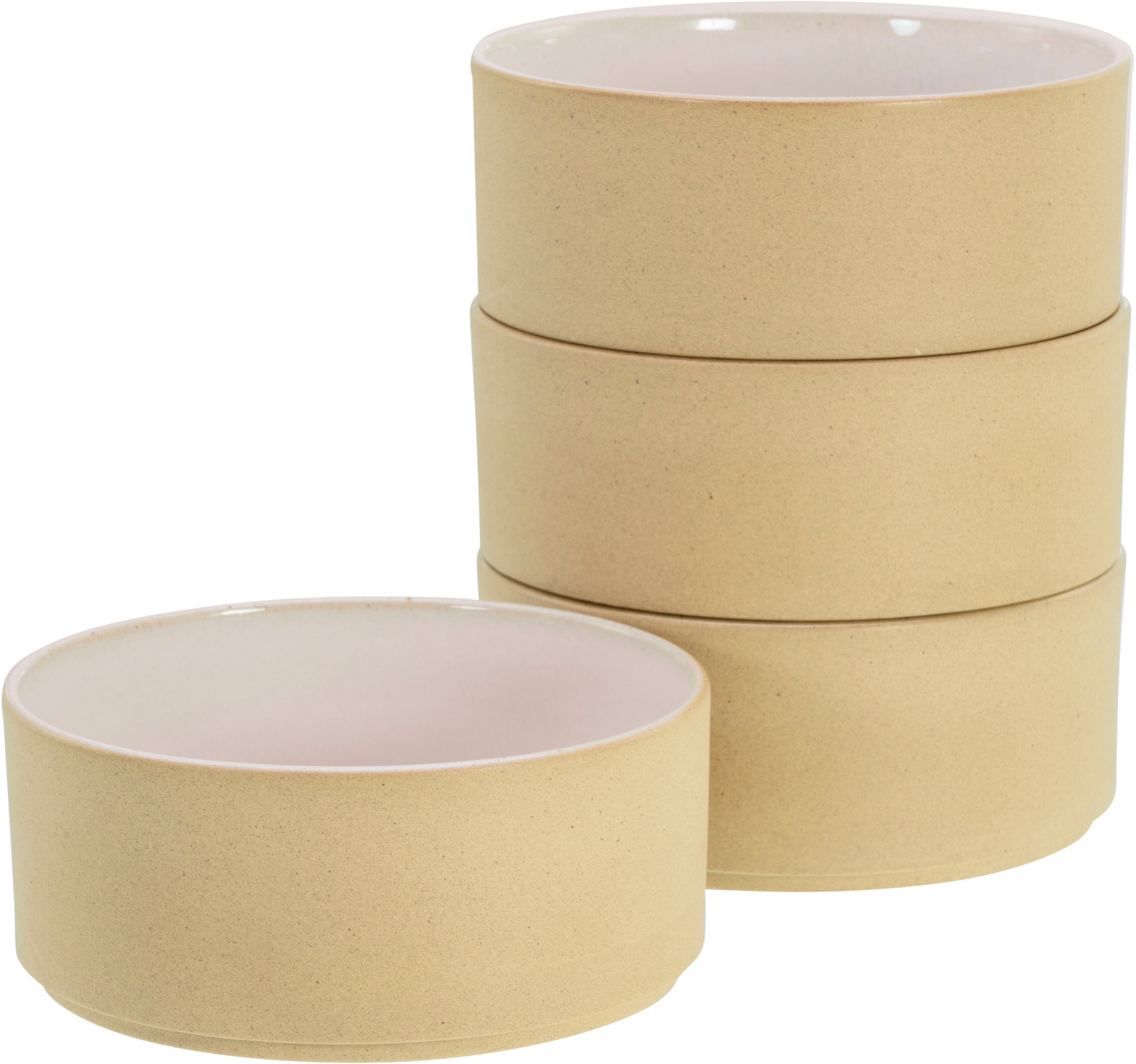 CreaTable Schale »Futuro«, 4 tlg., aus Steinzeug, Müslischale, Salatschale, günstig online kaufen