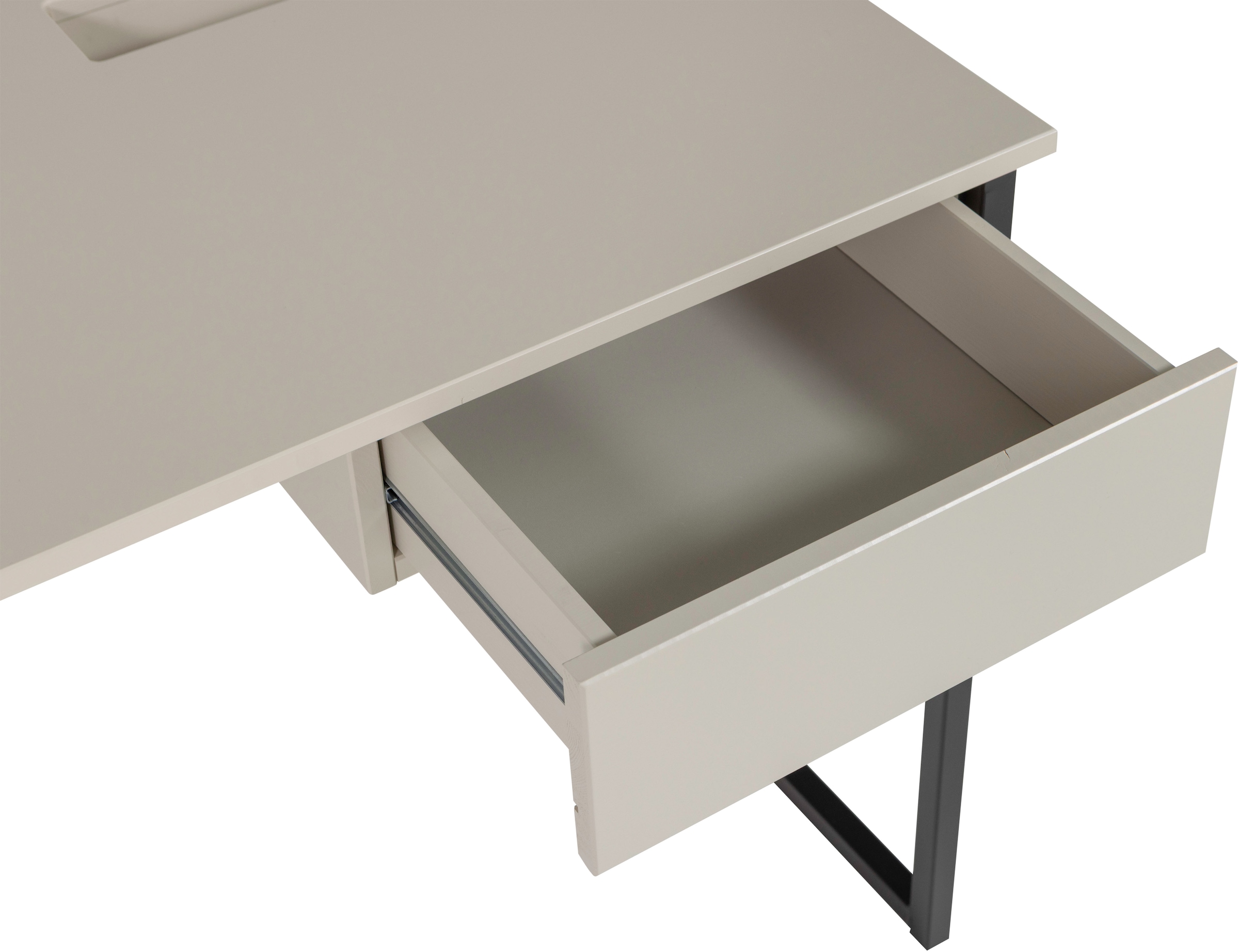 WOOOD Schreibtisch »New Julius FSC®-Kiefernholz mit Schublade, lackiert B126xT53xH75 cm« Tragkraft Blatt 20 kg, sichtbare Maserung, einfach zu montieren