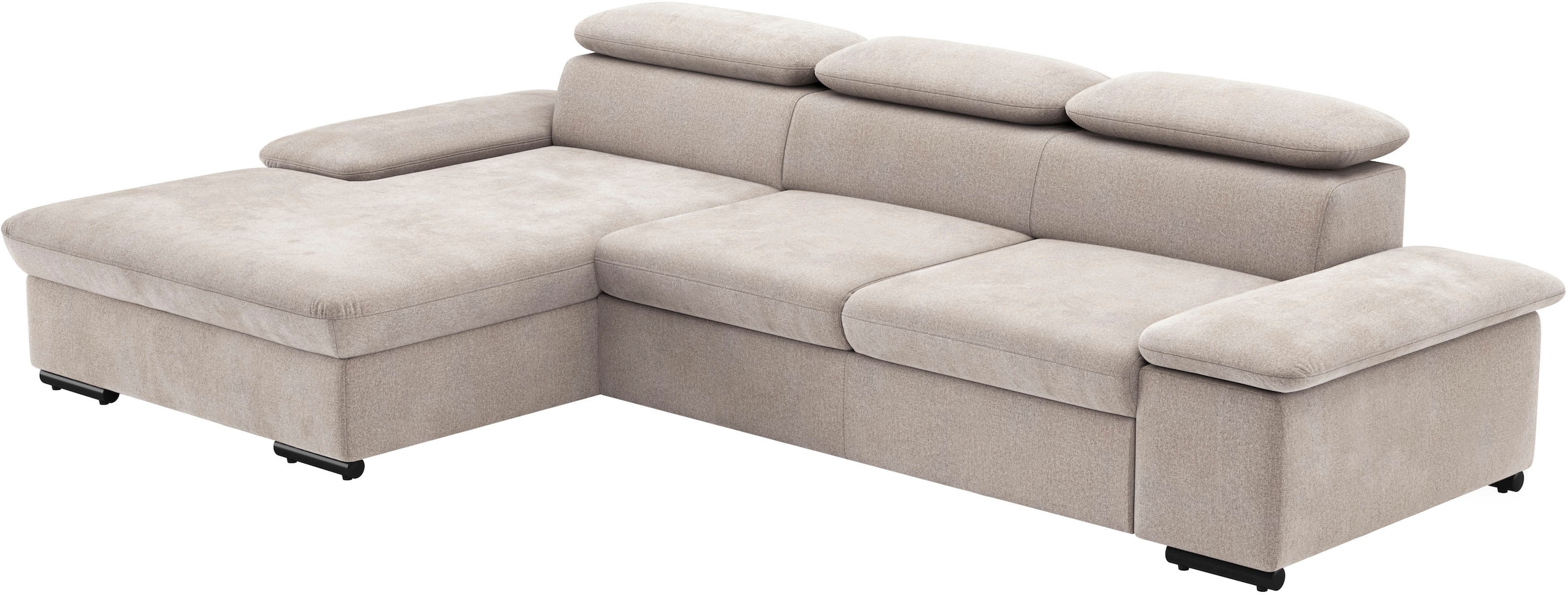 sit&more Ecksofa »Alcudia L-Form«, wahlweise mit Bettfunktion