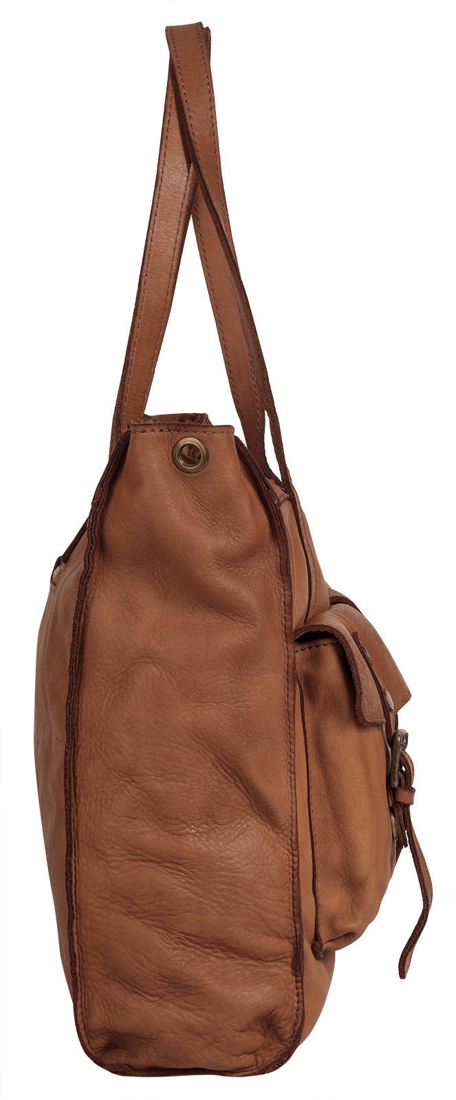 Samantha Look Shopper echt Leder, Made in Italy